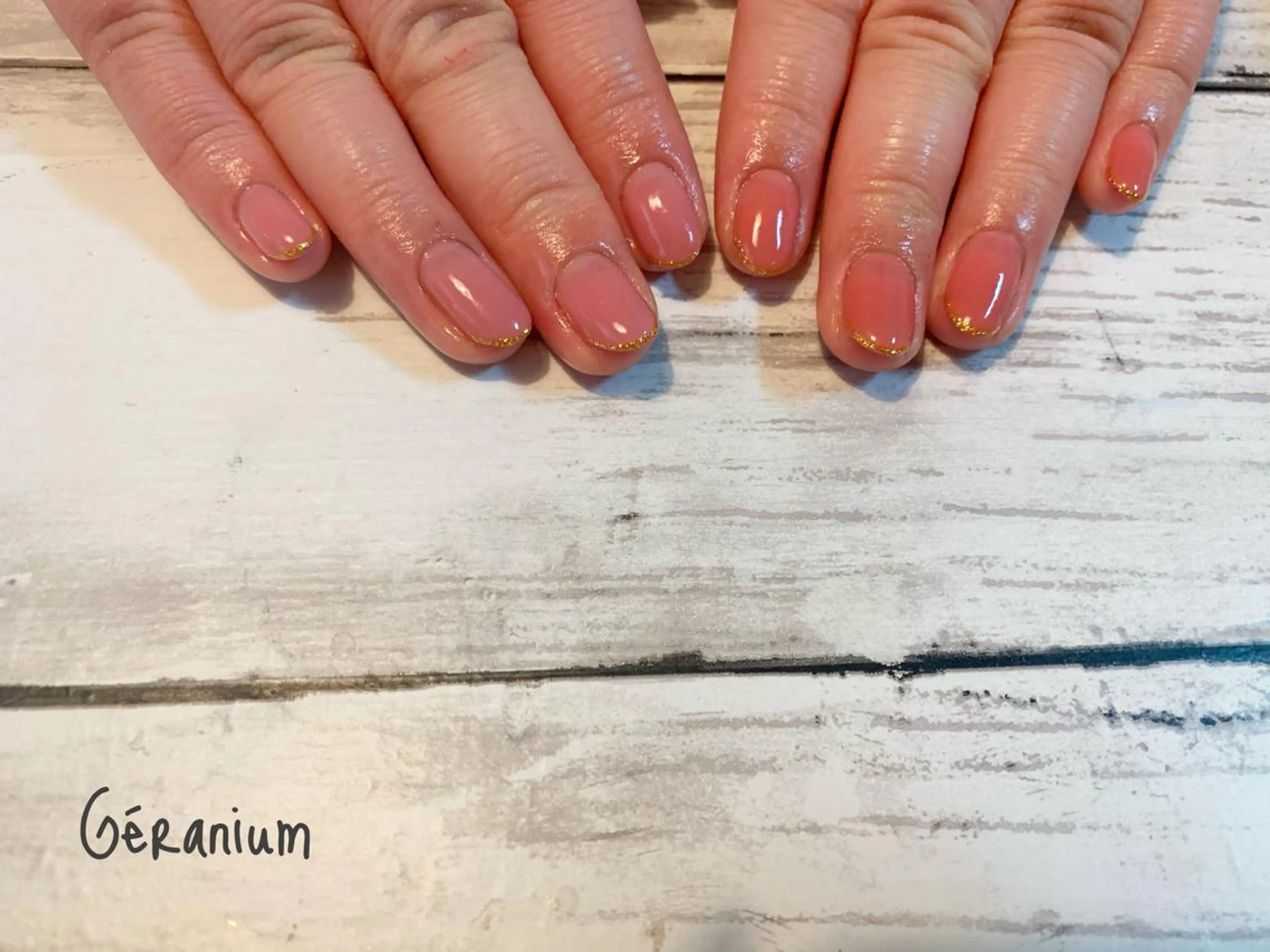 ネイル ハンドネイル フットネイル GéRanium Harukaのネイルデザイン