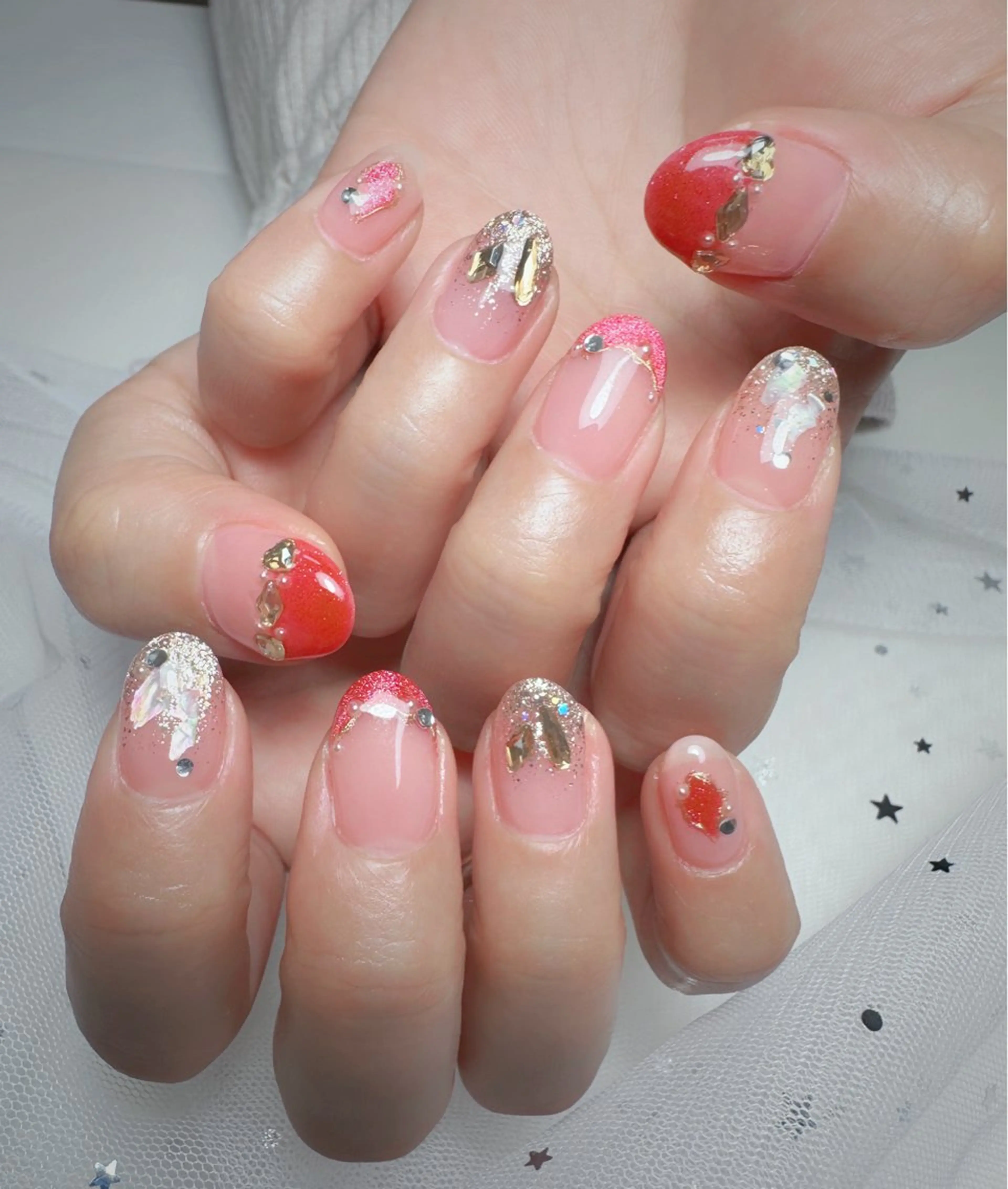 ネイル ハンドネイル 👍thumbs up nail👍のネイルデザイン