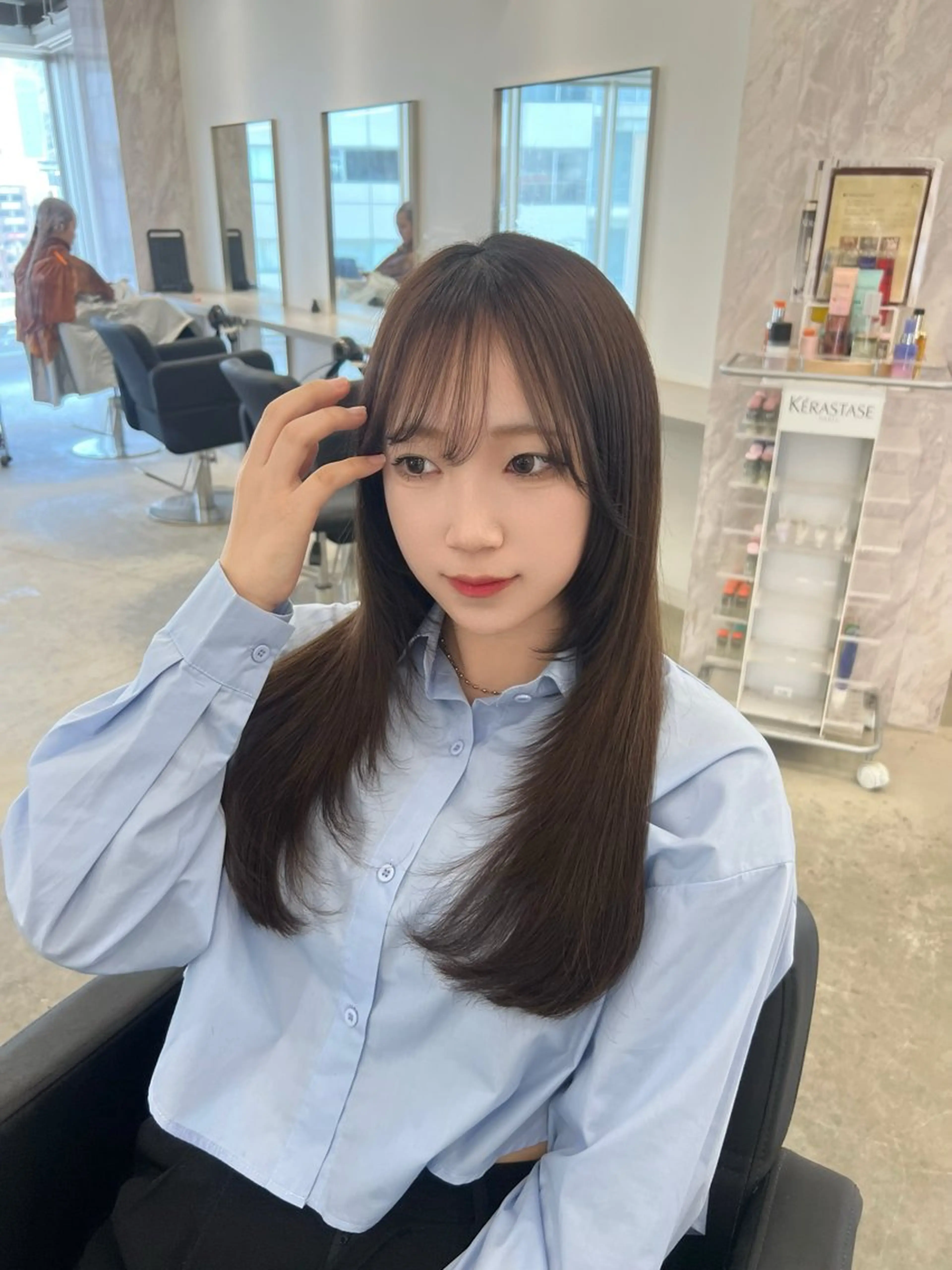ロング EIGHT　樹梨 ／韓国ヘア🩶のヘアスタイル