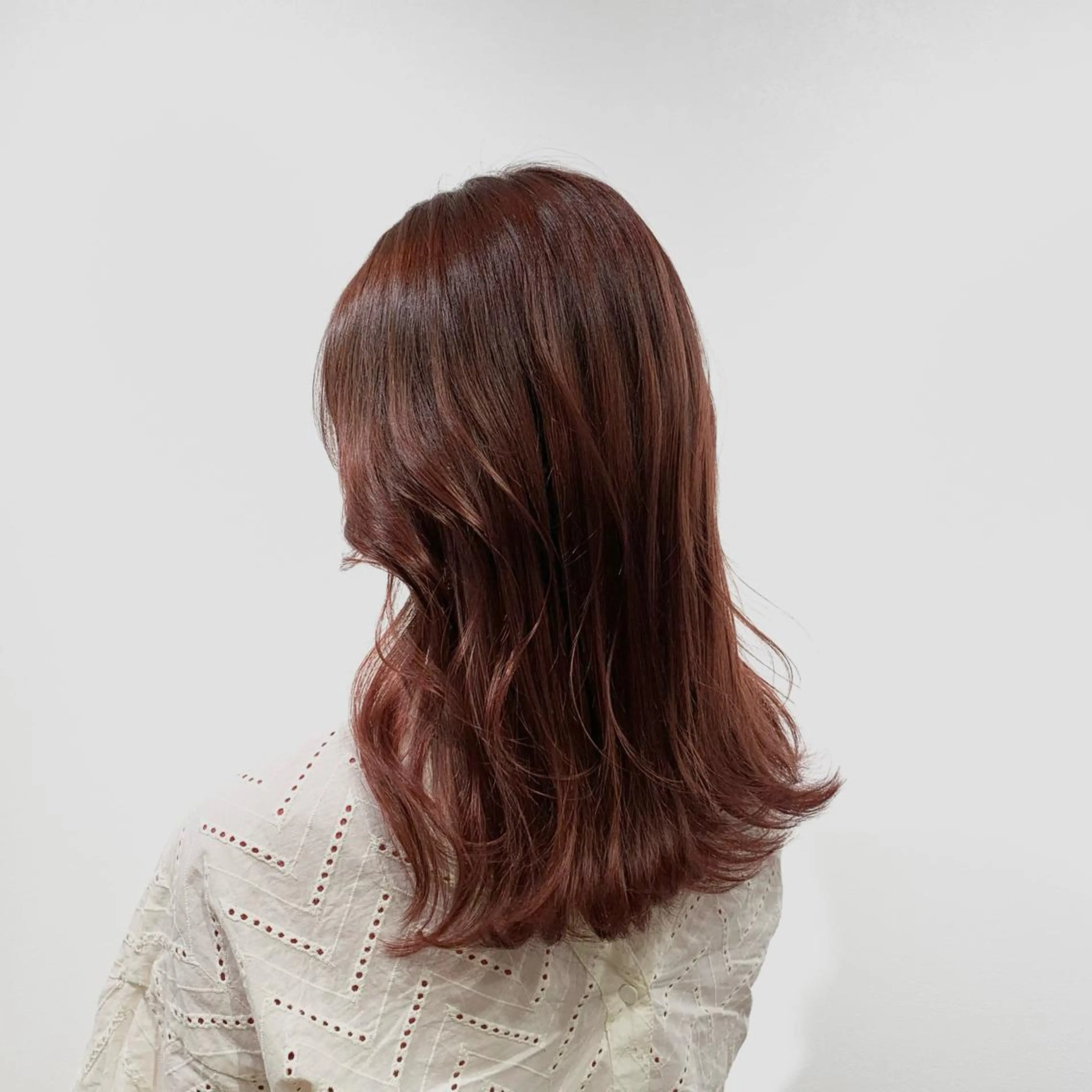 ロング カラー ヘアアレンジ キヨミ 韓国レイヤーカットのヘアスタイル