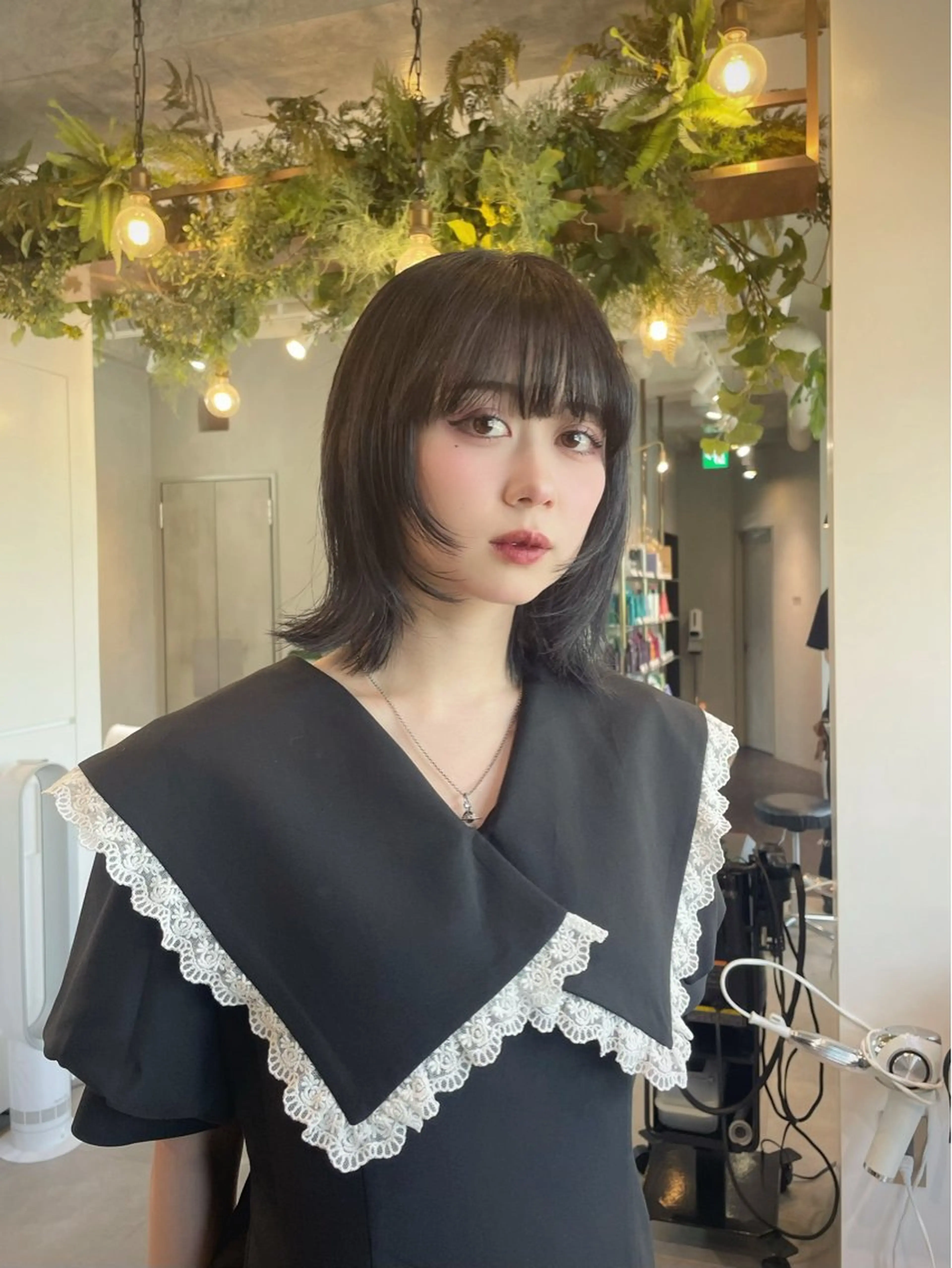 ミディアム ボブレイヤー ミディアムパーマ ボブ レイヤーカット LUCCI所属・森口 誠斗のヘアスタイル