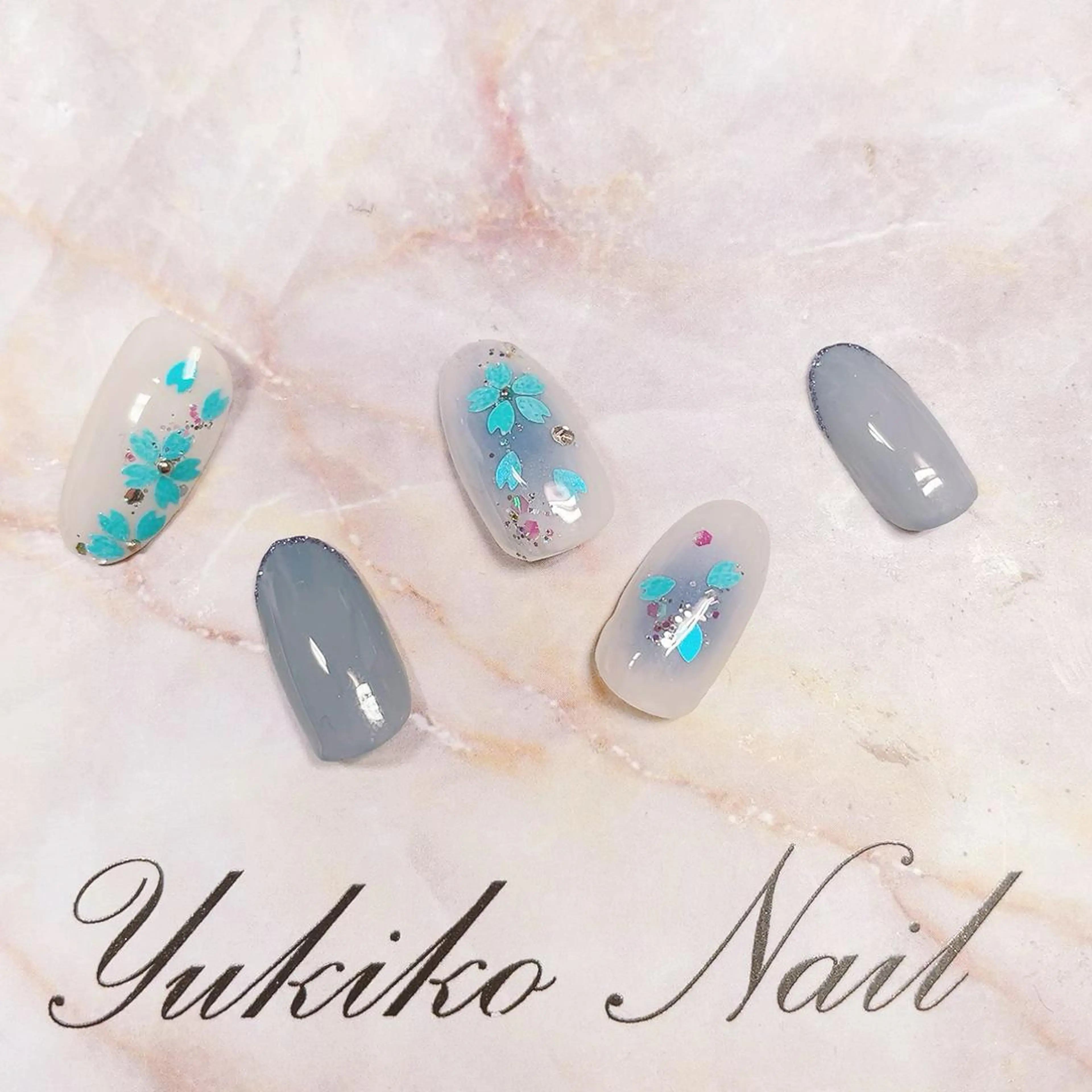 ネイル 桜ネイル ハンドネイル ユキコ ネイルのネイルデザイン