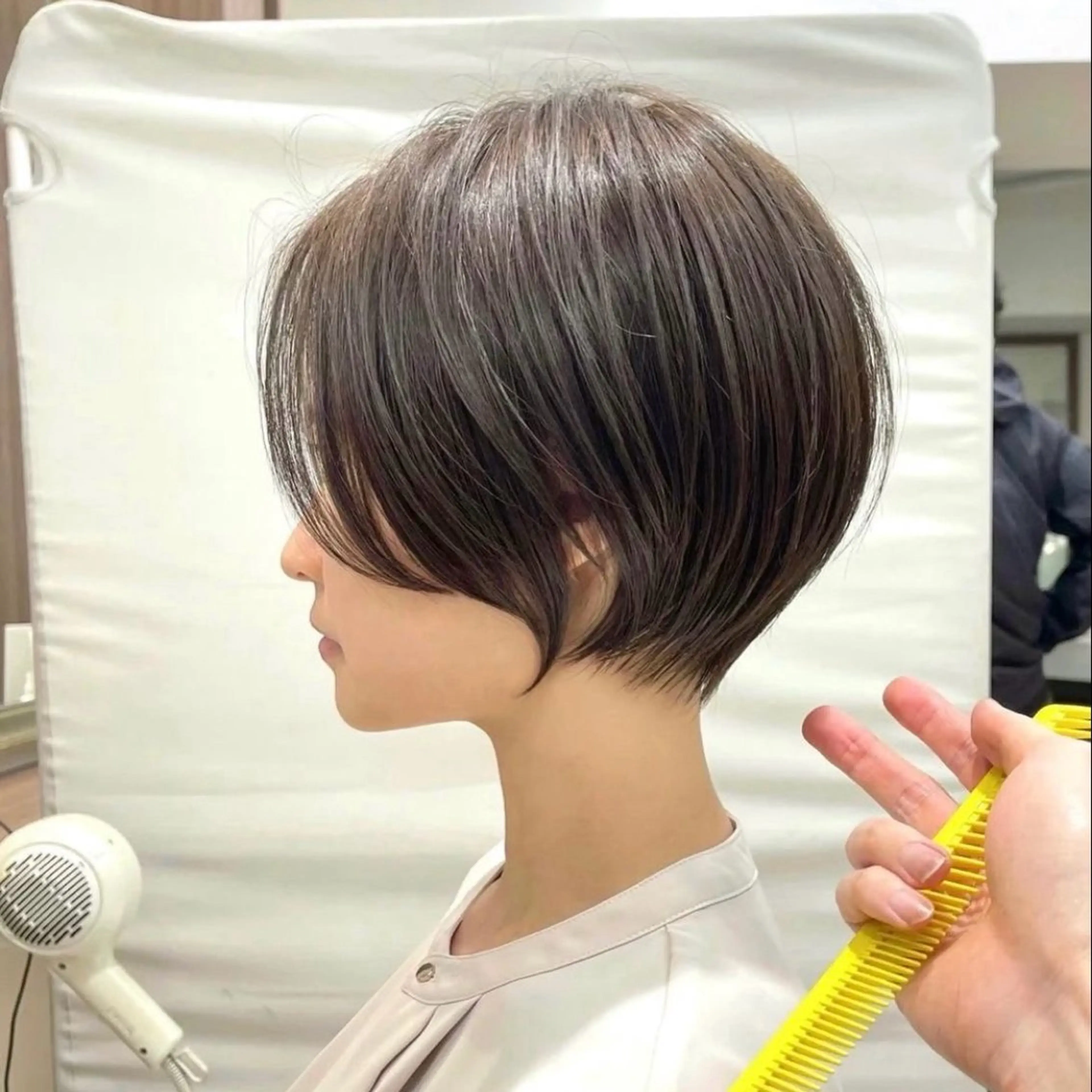 ショート 丸みショート ショートヘア ココナ./ 艶っぽカラー🐏のヘアスタイル