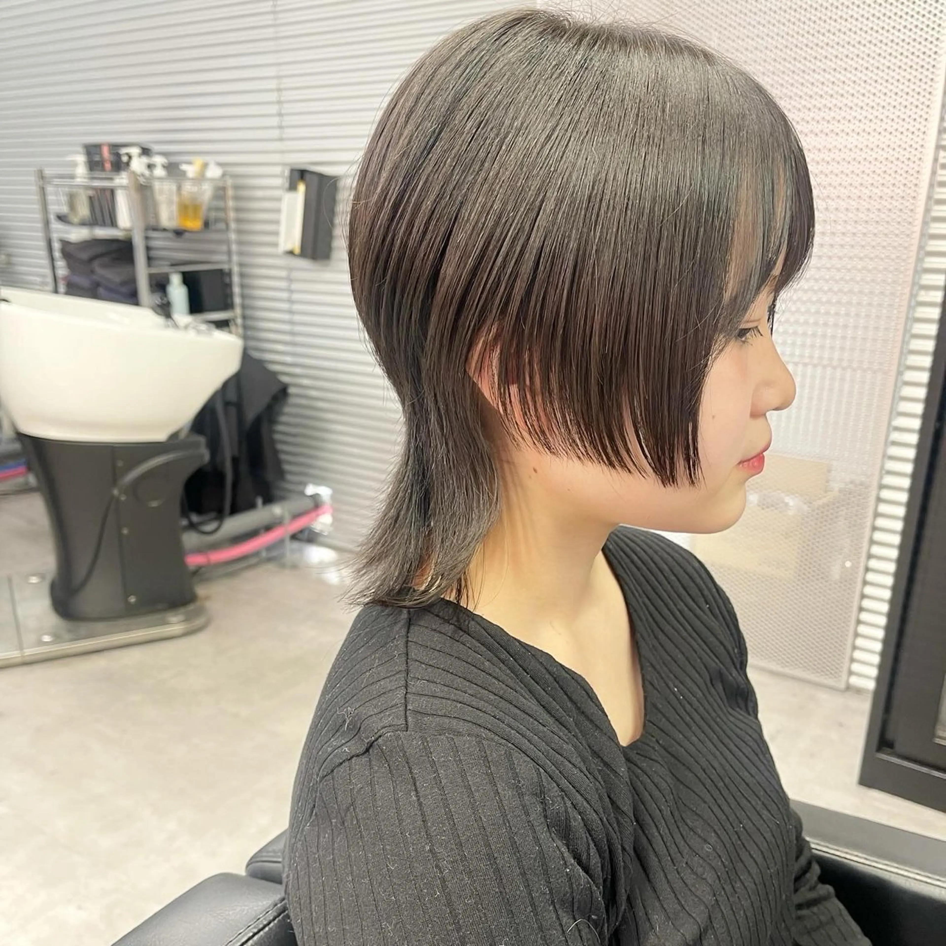 ショート ウルフカット 柏 ウルフ/レイヤー 田中佐和🐺のヘアスタイル