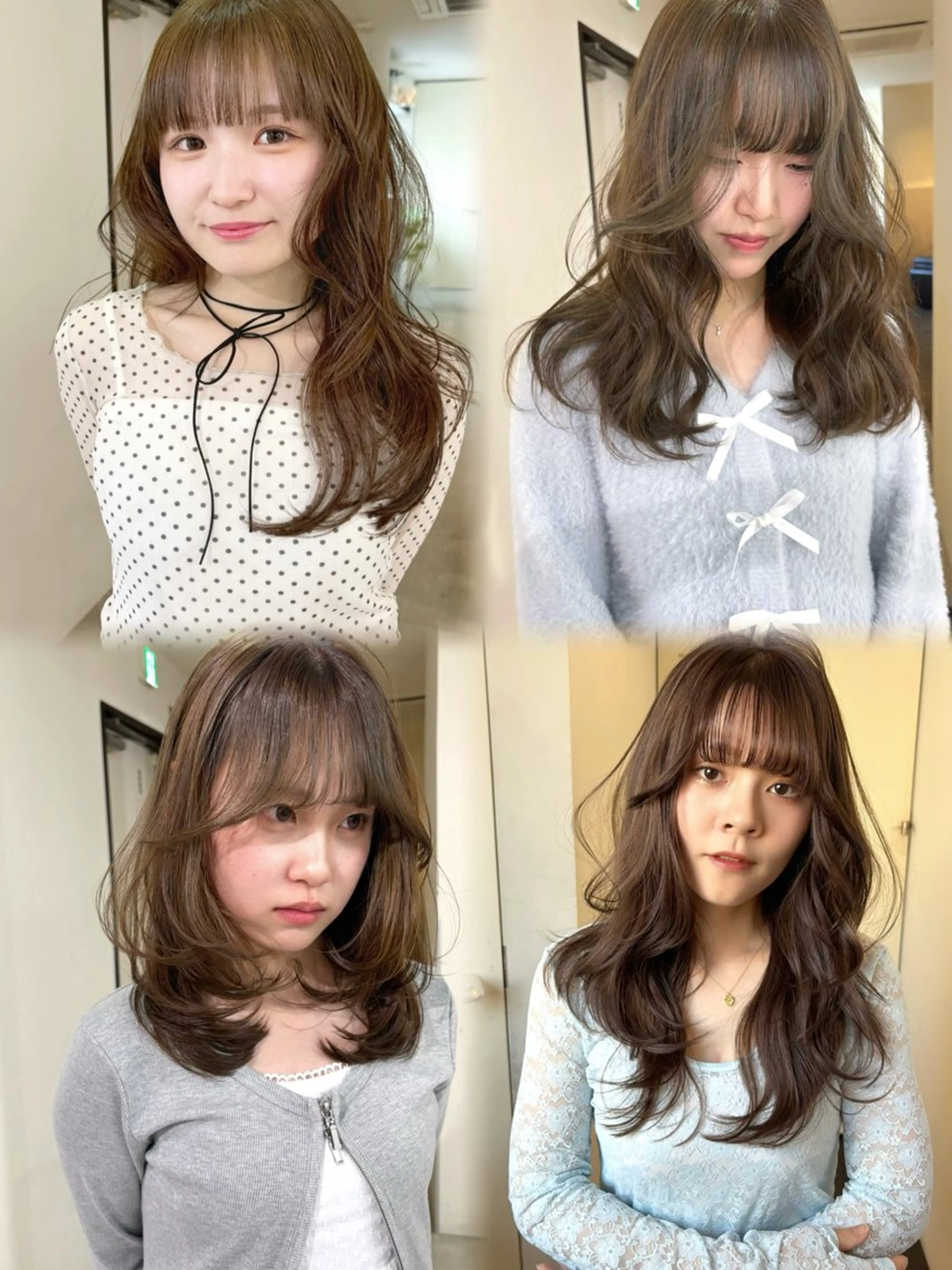 ロング カラー ベージュカラー ブリーチ 透明感カラー ブリーチなしカラー ヘアカラー mizuki/ピンク ベージュ.レイヤーのヘアスタイル