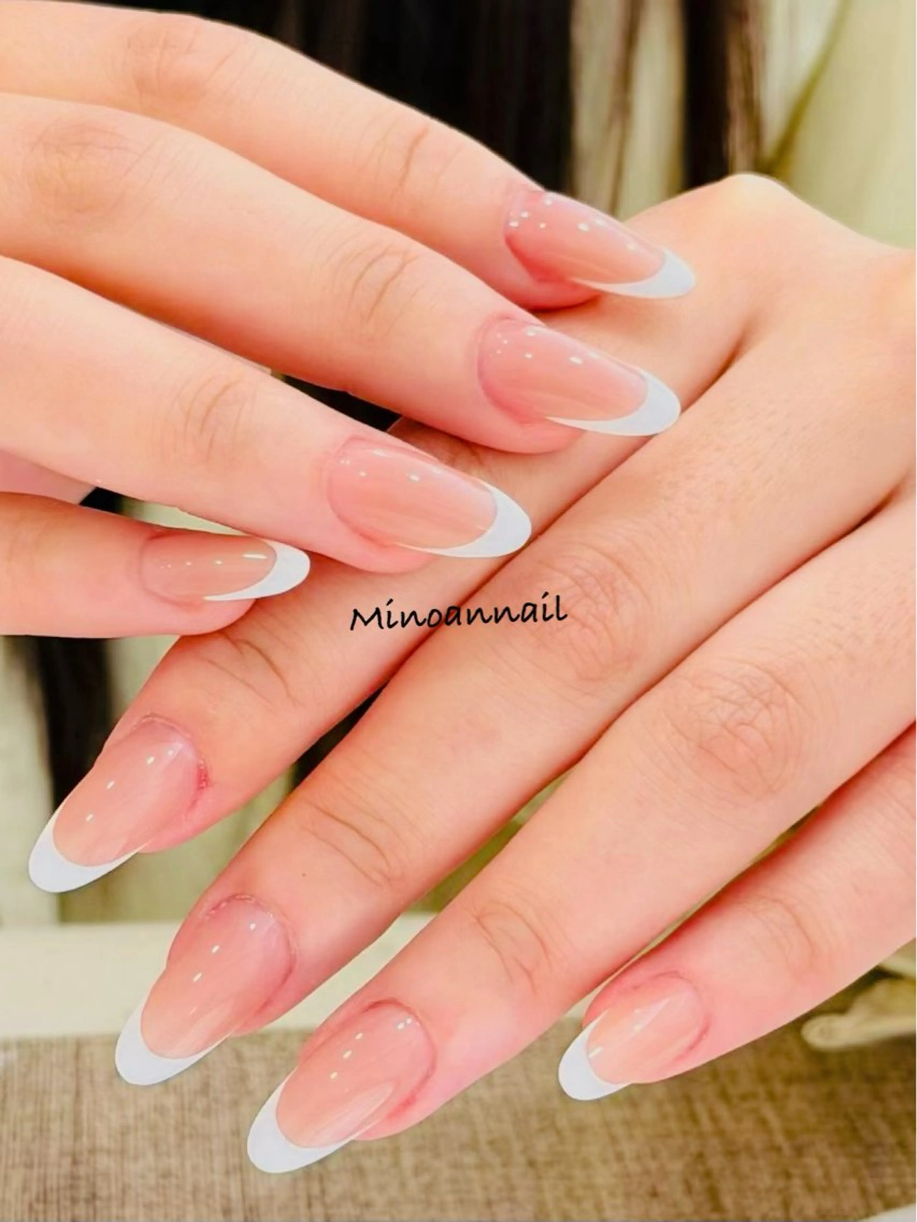 ネイル フレンチネイル 美ノ庵ネイルサロン メトロポリタン前店のネイルデザイン