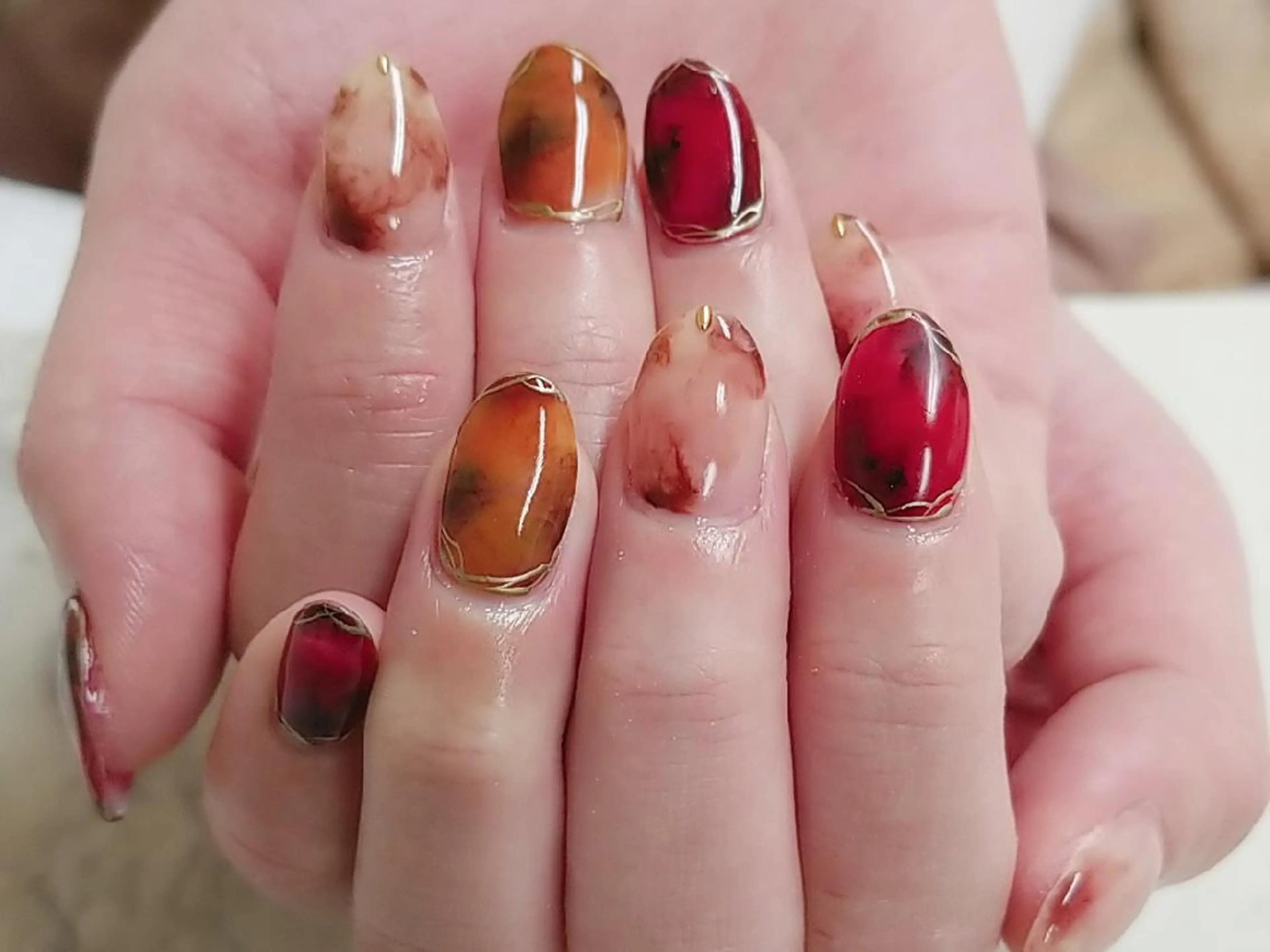 ネイル 河野ちえ (雑誌掲載サロン)のネイルデザイン