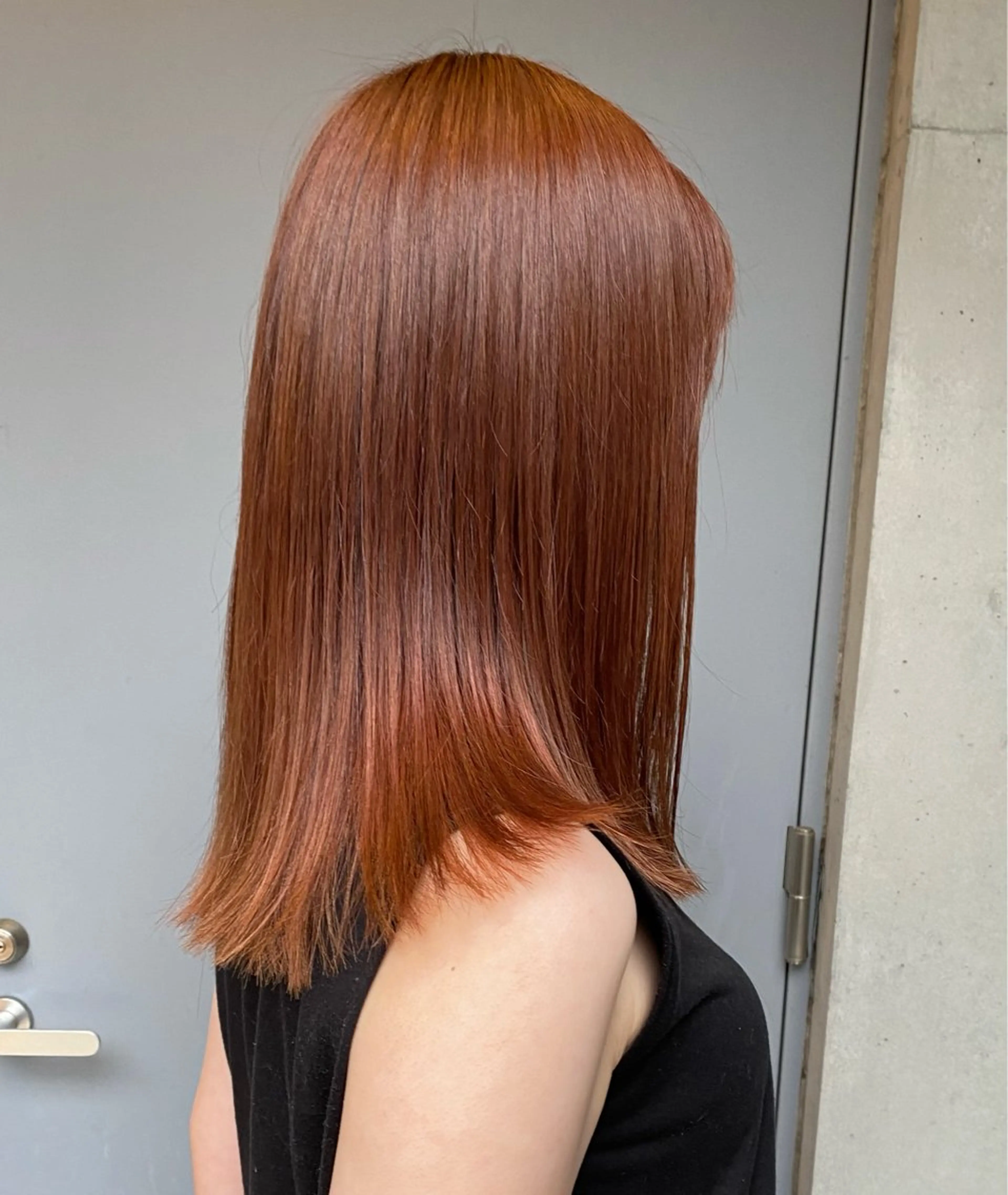 セミロング カラー カット ヘアカラー トリートメント ボブ／レイヤー／艶 🦕risa  森下のヘアスタイル