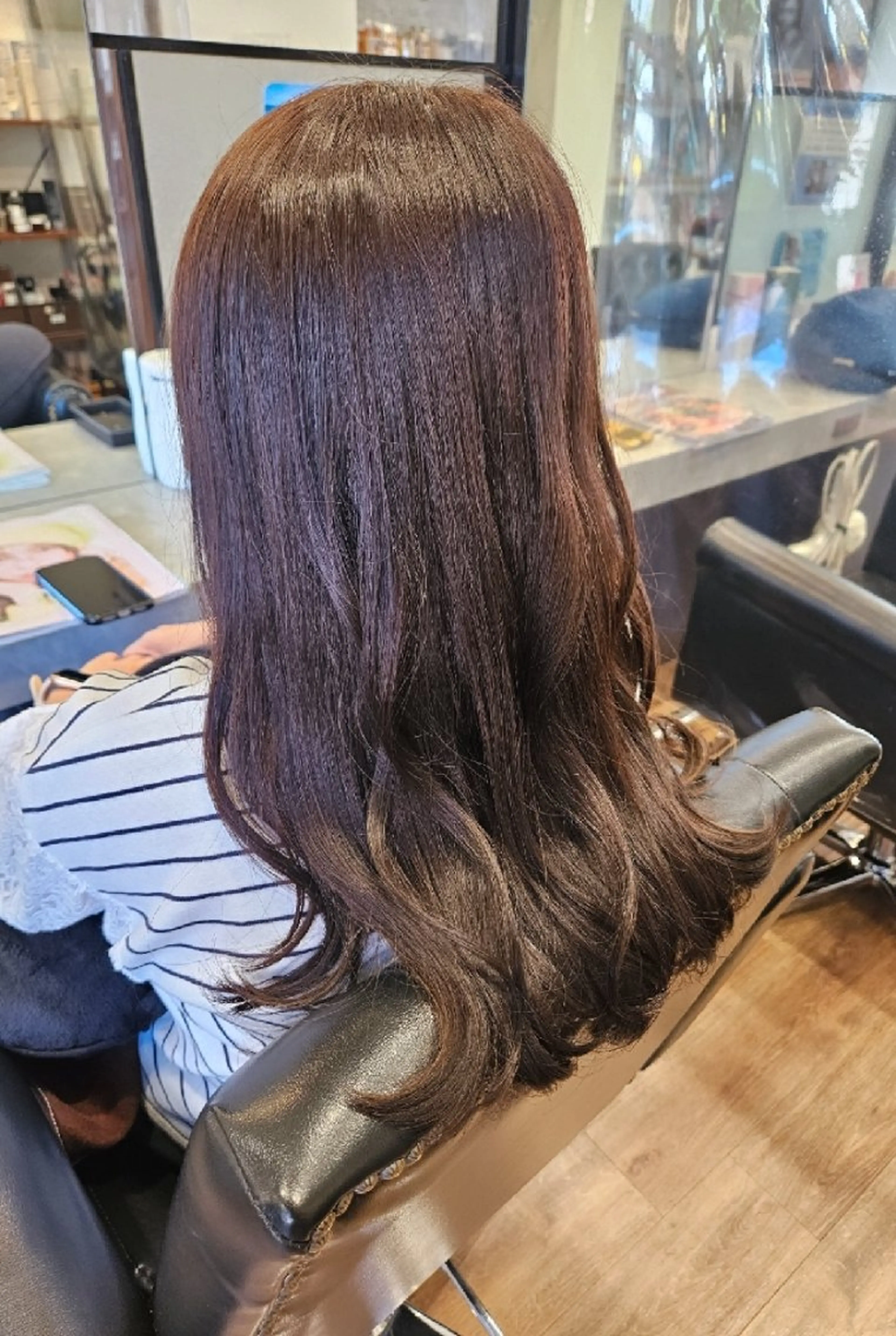 ロング カラー カット ヘアカラー トリートメント 関口 友菜のヘアスタイル