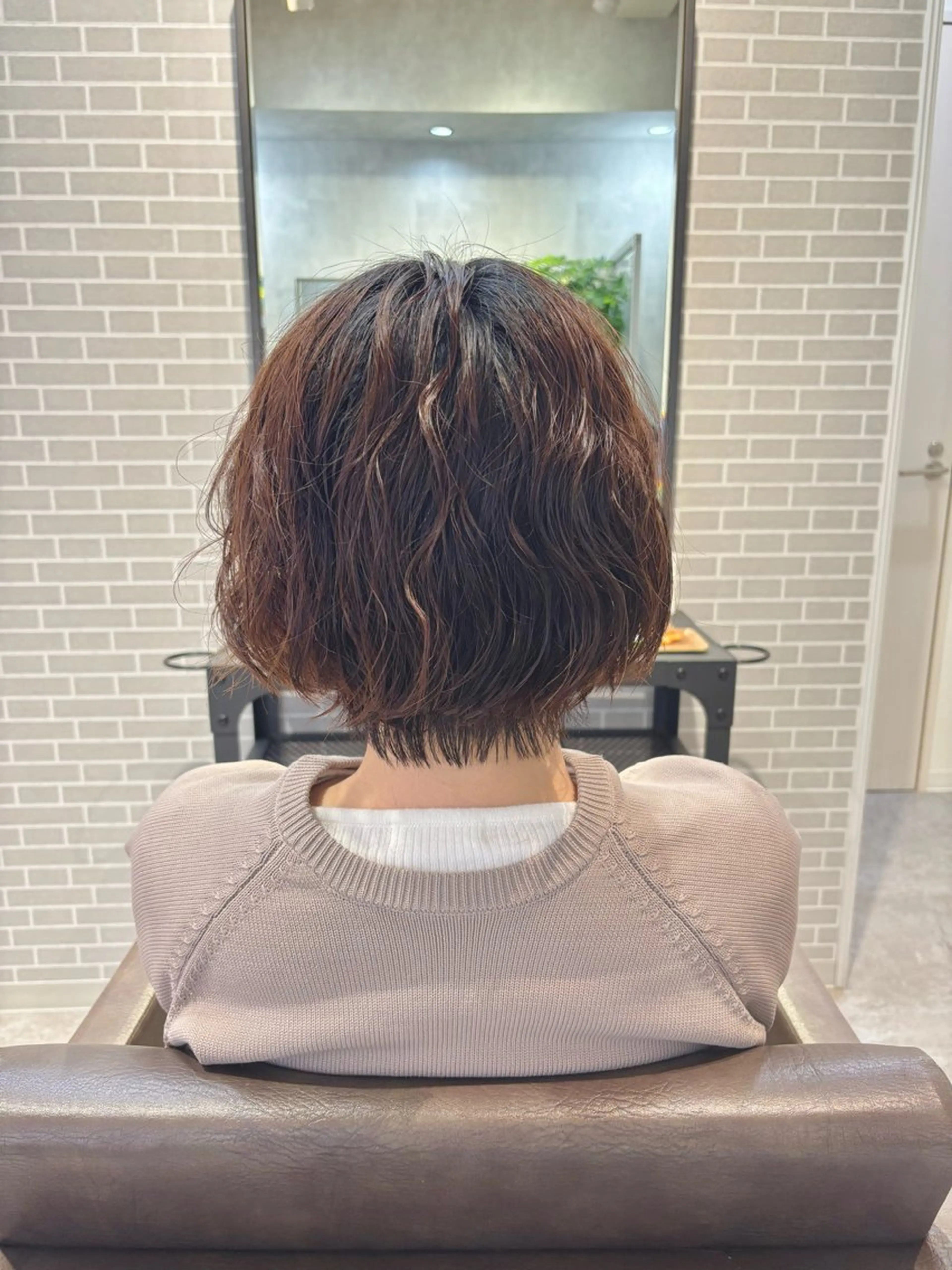 ショート パーマ ぱく みやんのヘアスタイル