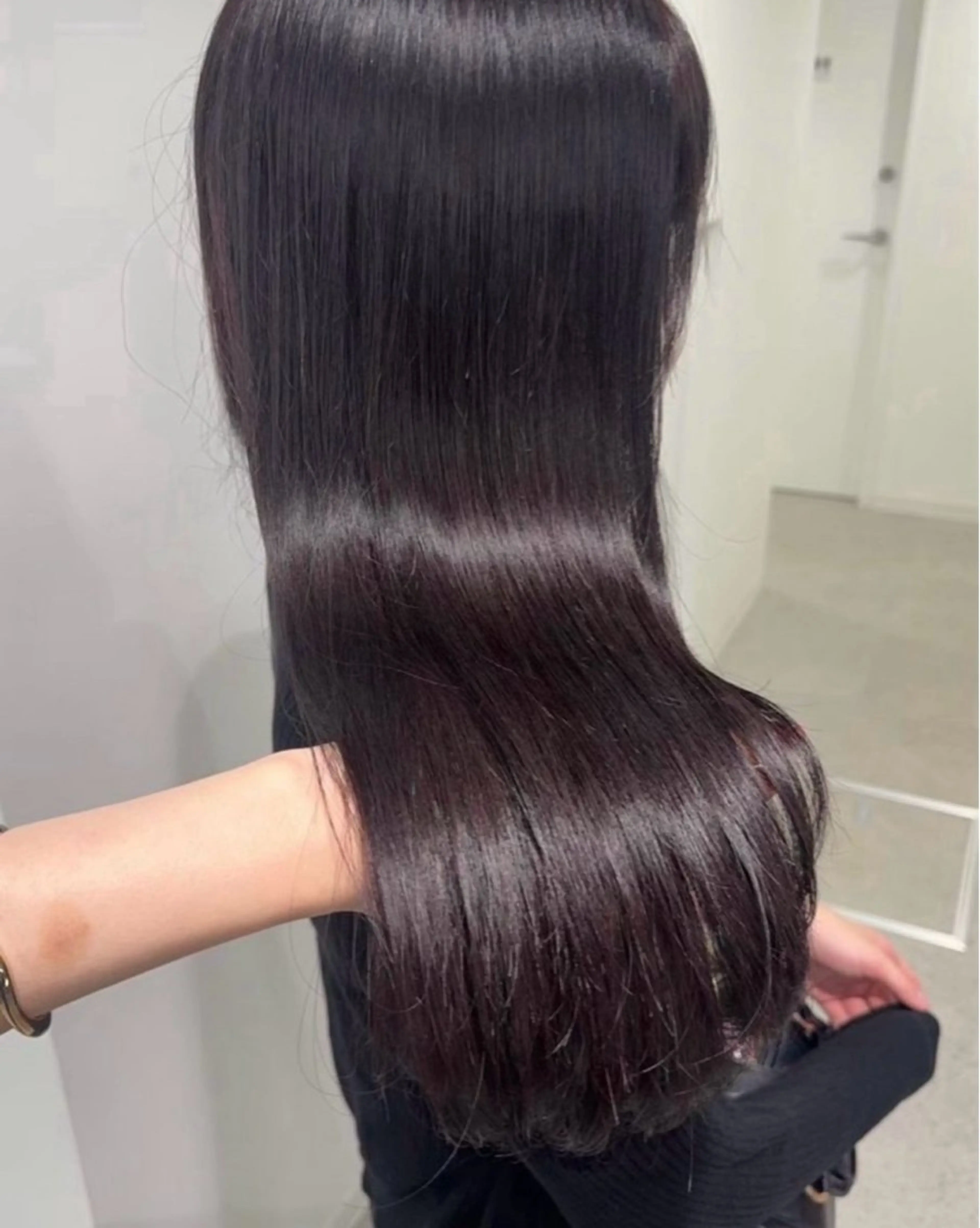 ロング ヘアカラー トリートメント miku/ラベンダー 透明感カラー🪻❤︎のヘアスタイル