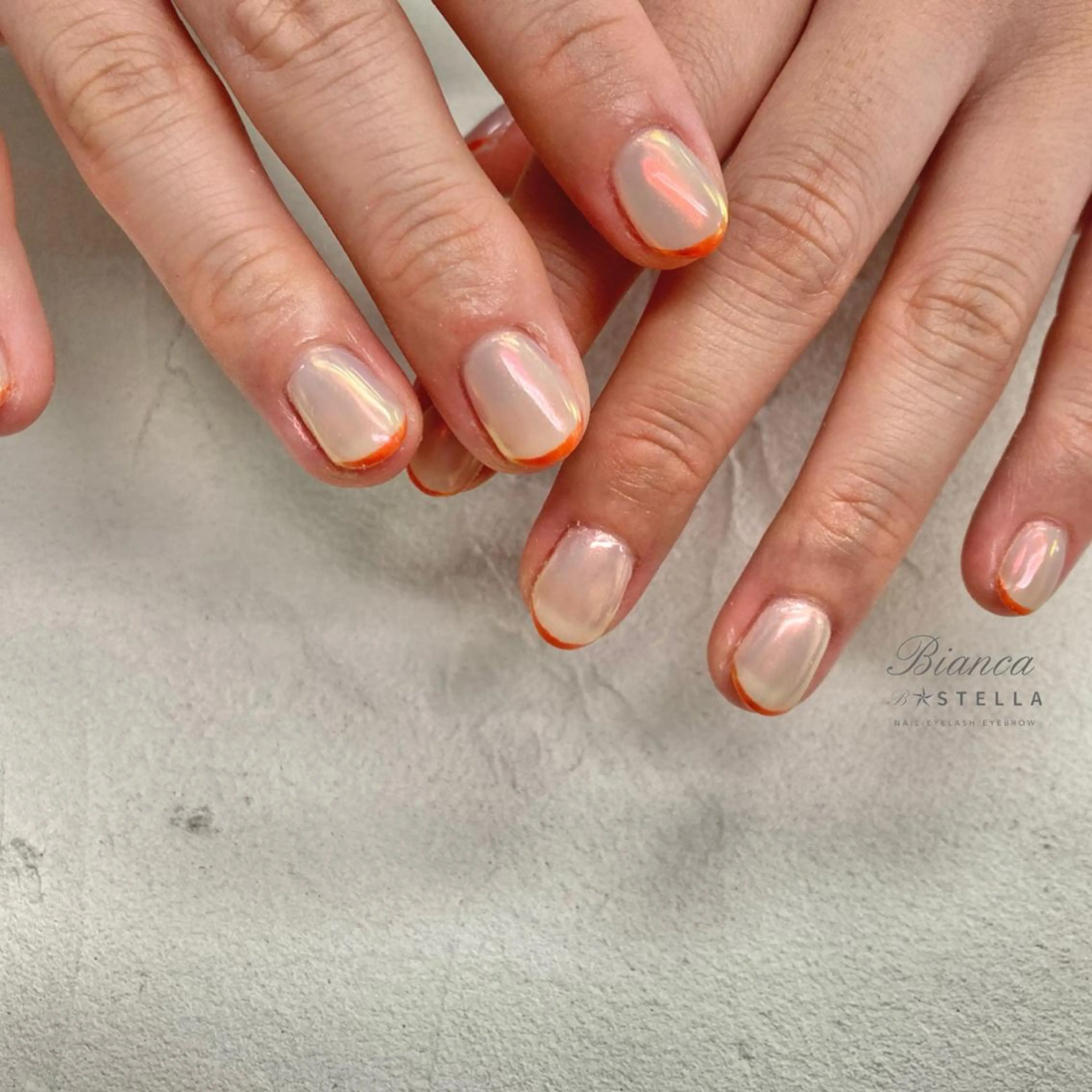 ネイル フレンチネイル ハンドネイル Mojyam nail所属・松本 実咲のネイルデザイン