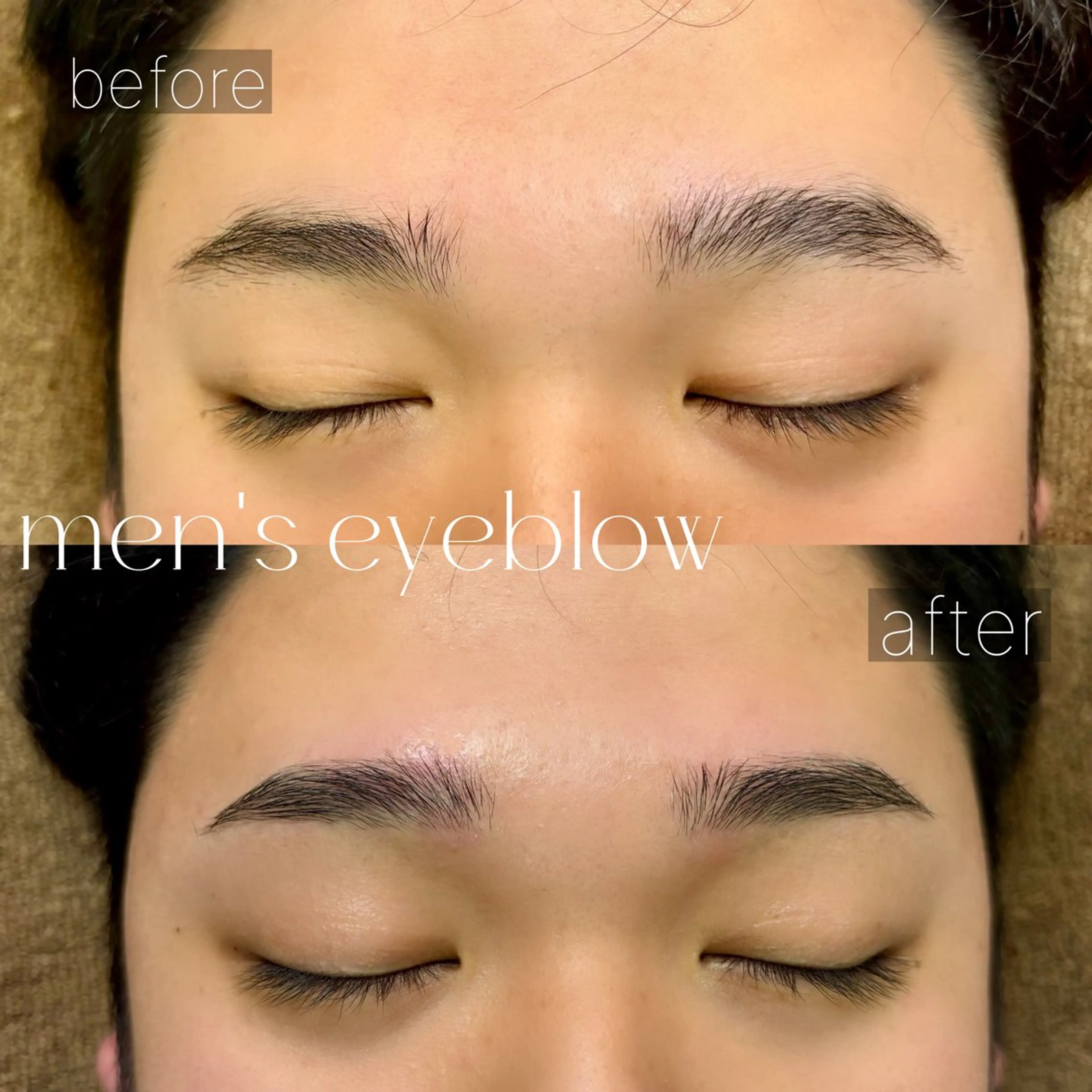 メンズアイブロウ(wax・毛量調整可)の写真