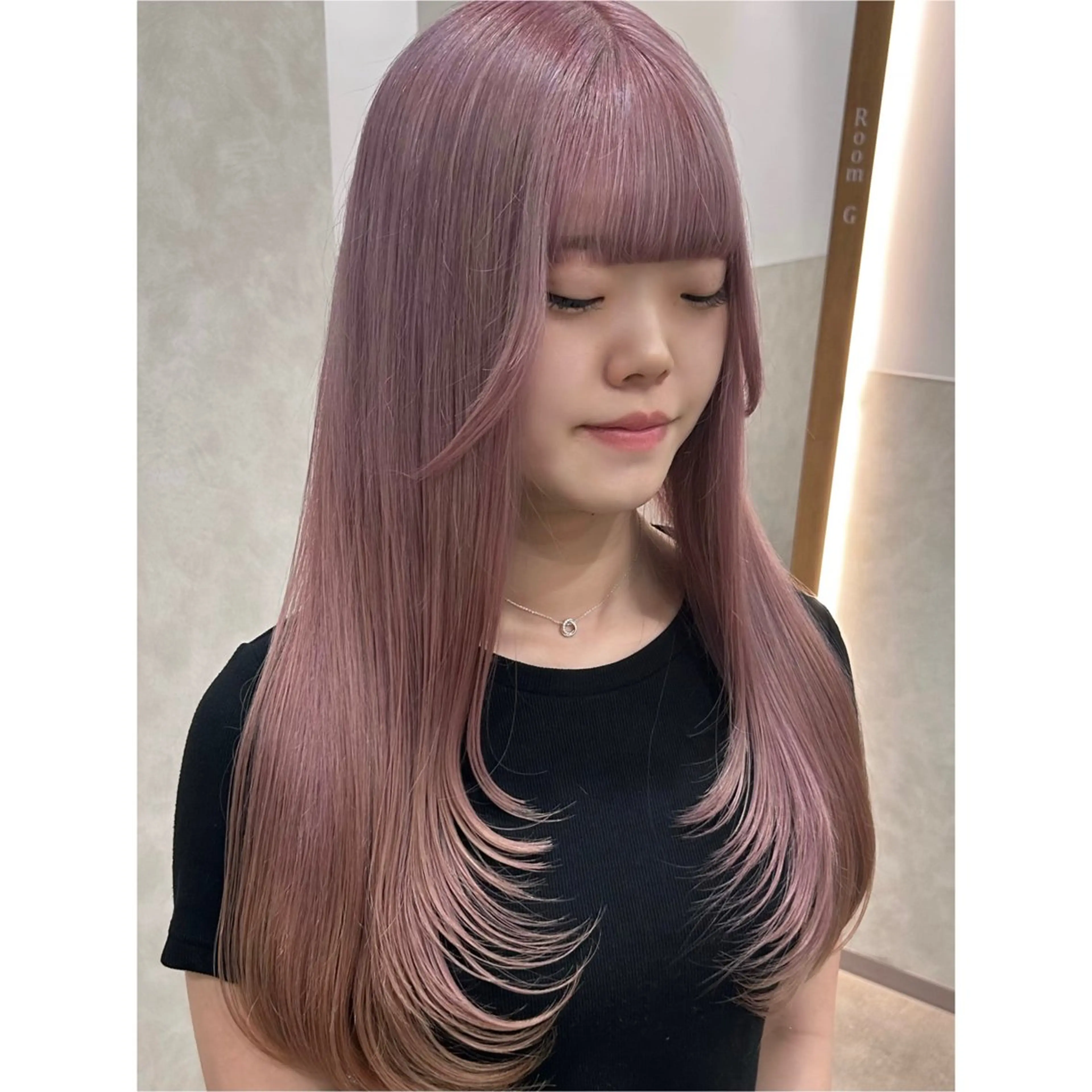 ロング カラー ヘアカラー トリートメント レイヤー/艶カラー/ Natsuho💞のヘアスタイル