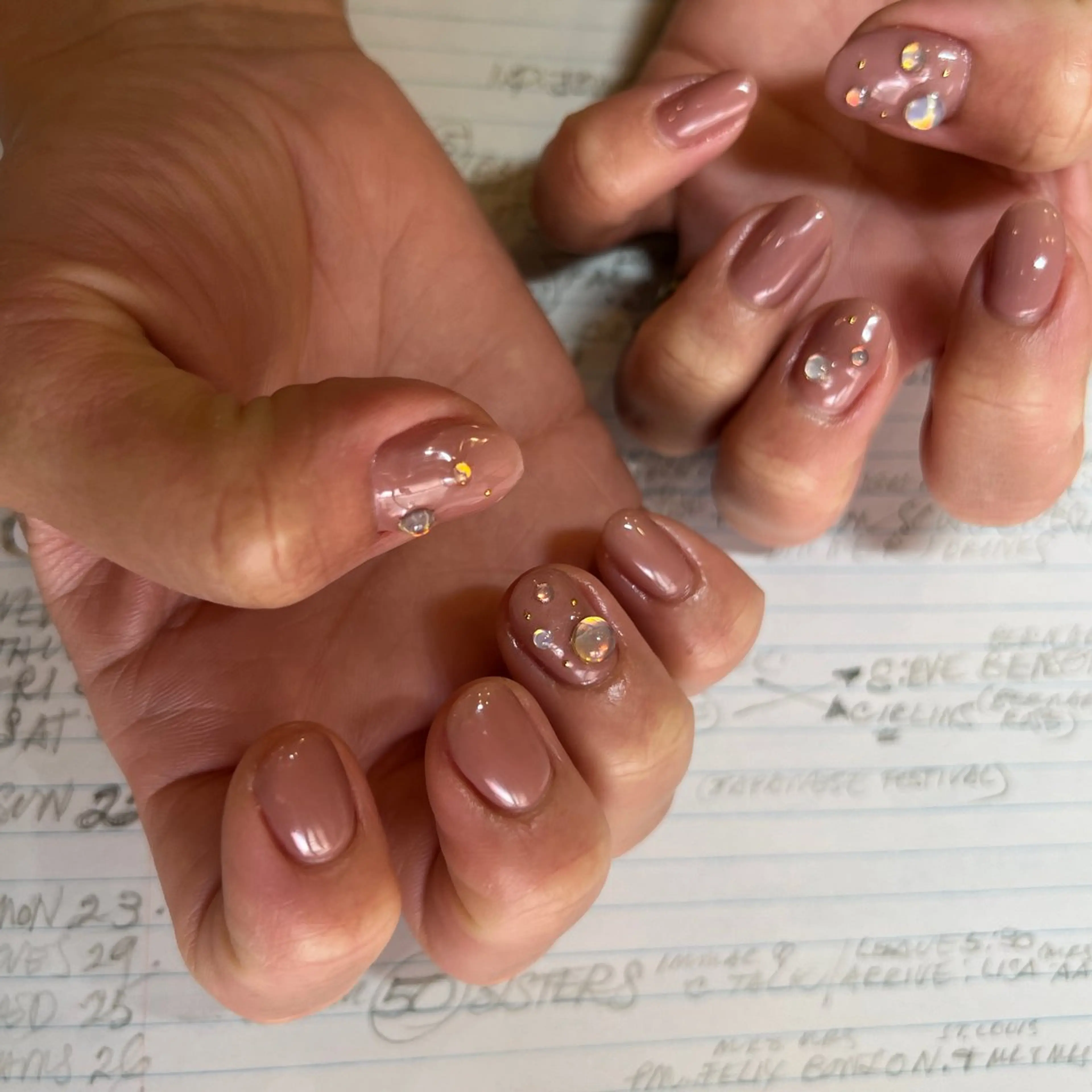 ネイル ハンドネイル ハンドケア Ri.nail オクマトモカのネイルデザイン