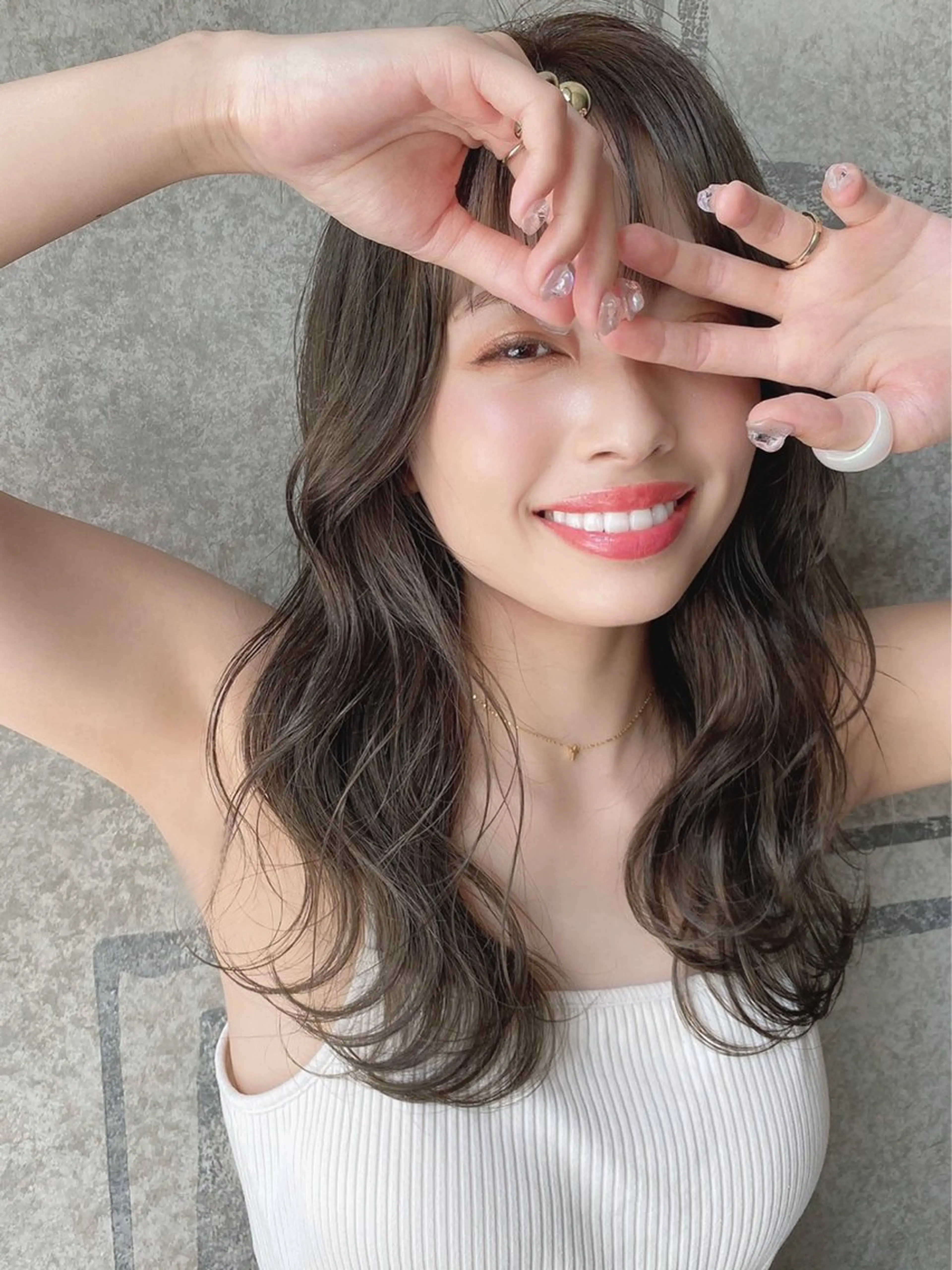 ロング ヘアカラー トリートメント Tinker Lip【ティンカーリップ】所属・オープニング記念✨ 赤松 ナオキのヘアスタイル