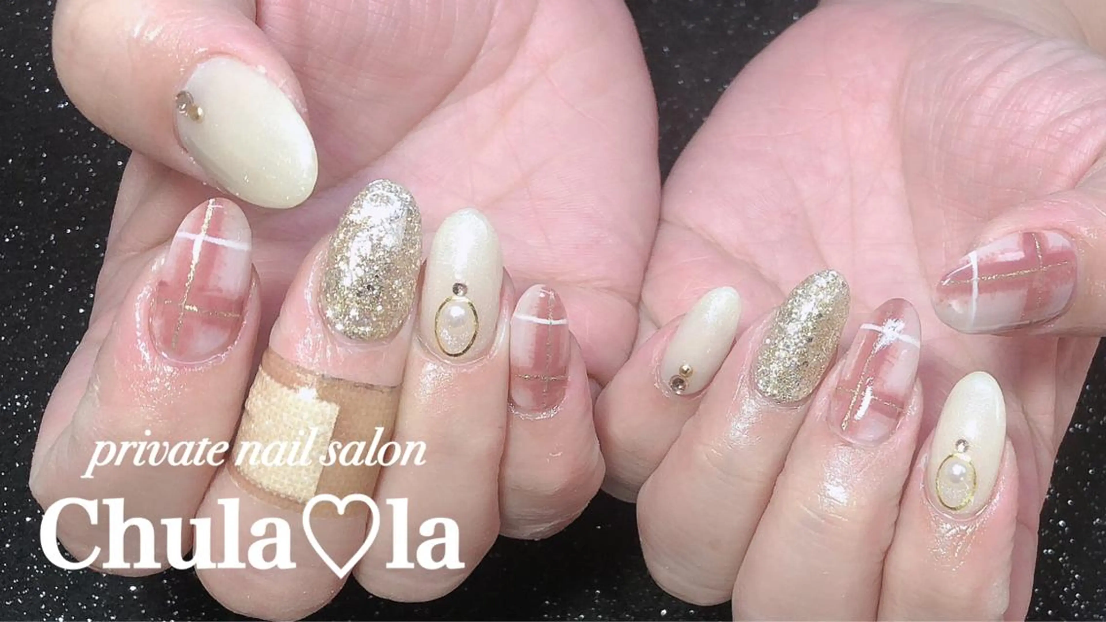 ネイル 持ち込み ハンドネイル Chula♡la 豊見城市高安のネイルデザイン