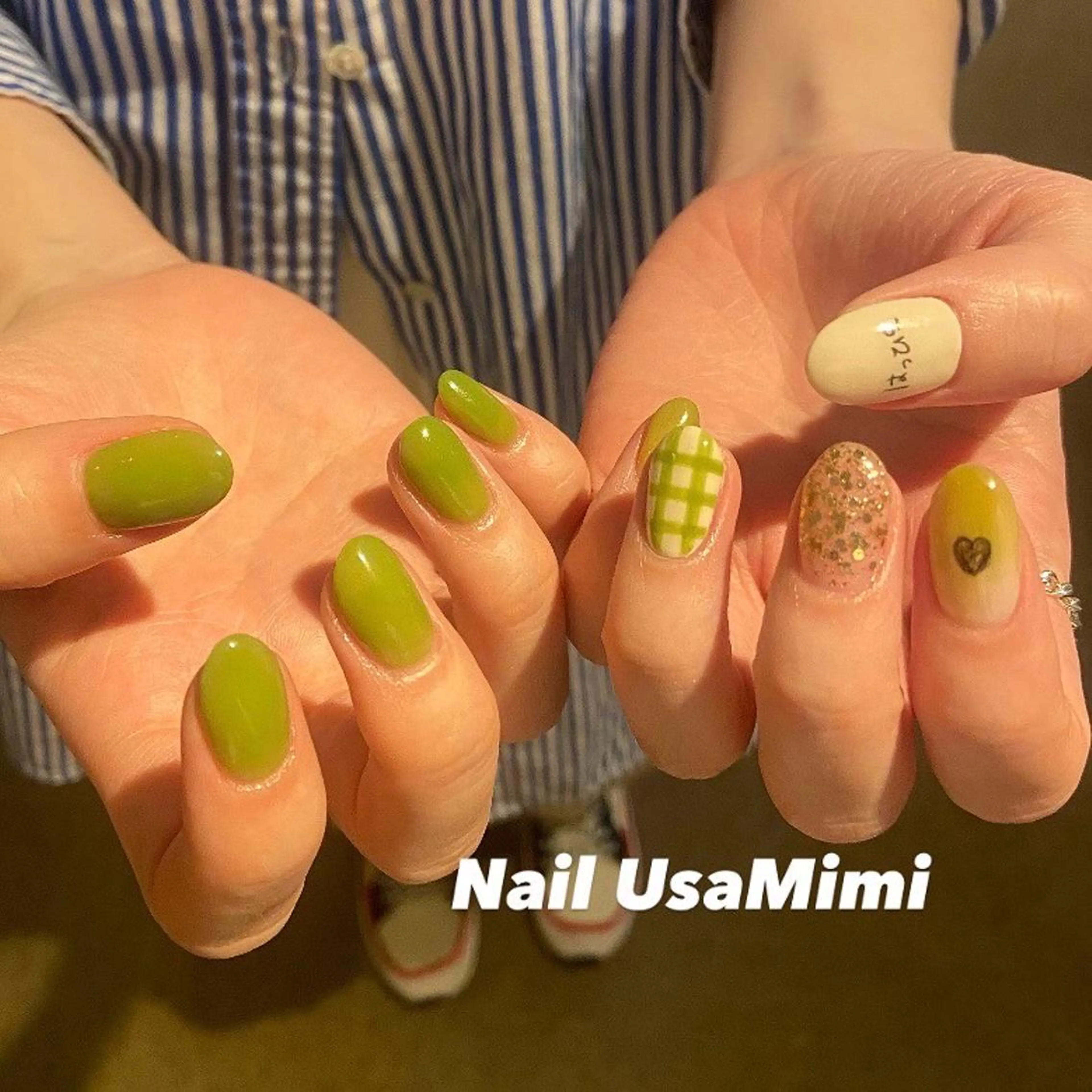 ネイル フットネイル ジェルネイル マグネットネイル 持ち込み ニュアンスネイル 本町ネイルNail UsaMimiのネイルデザイン