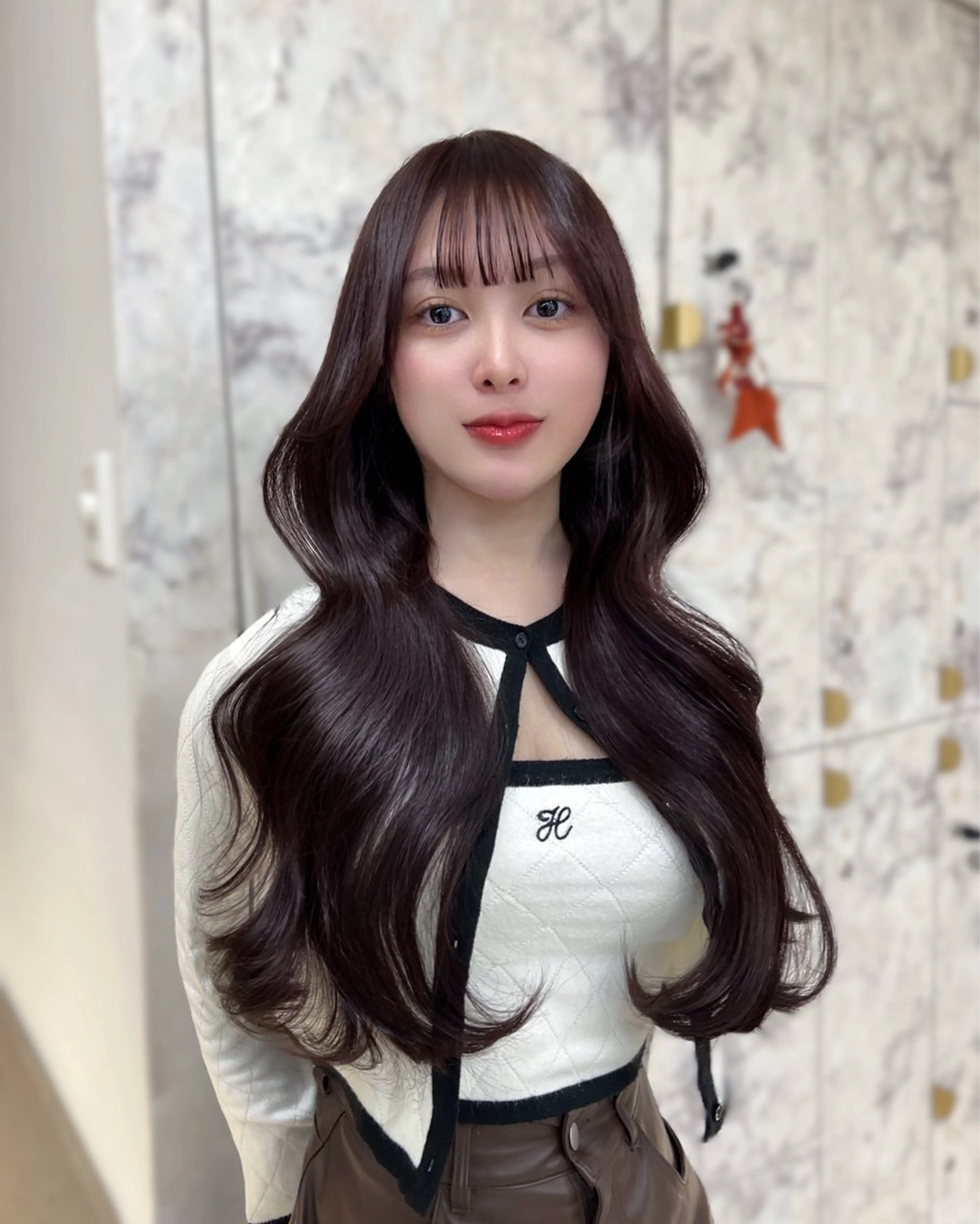 ロング カラー 韓国風ヘア 🏅韓国ヘア/新宿/ レイヤー/KSukeのヘアスタイル