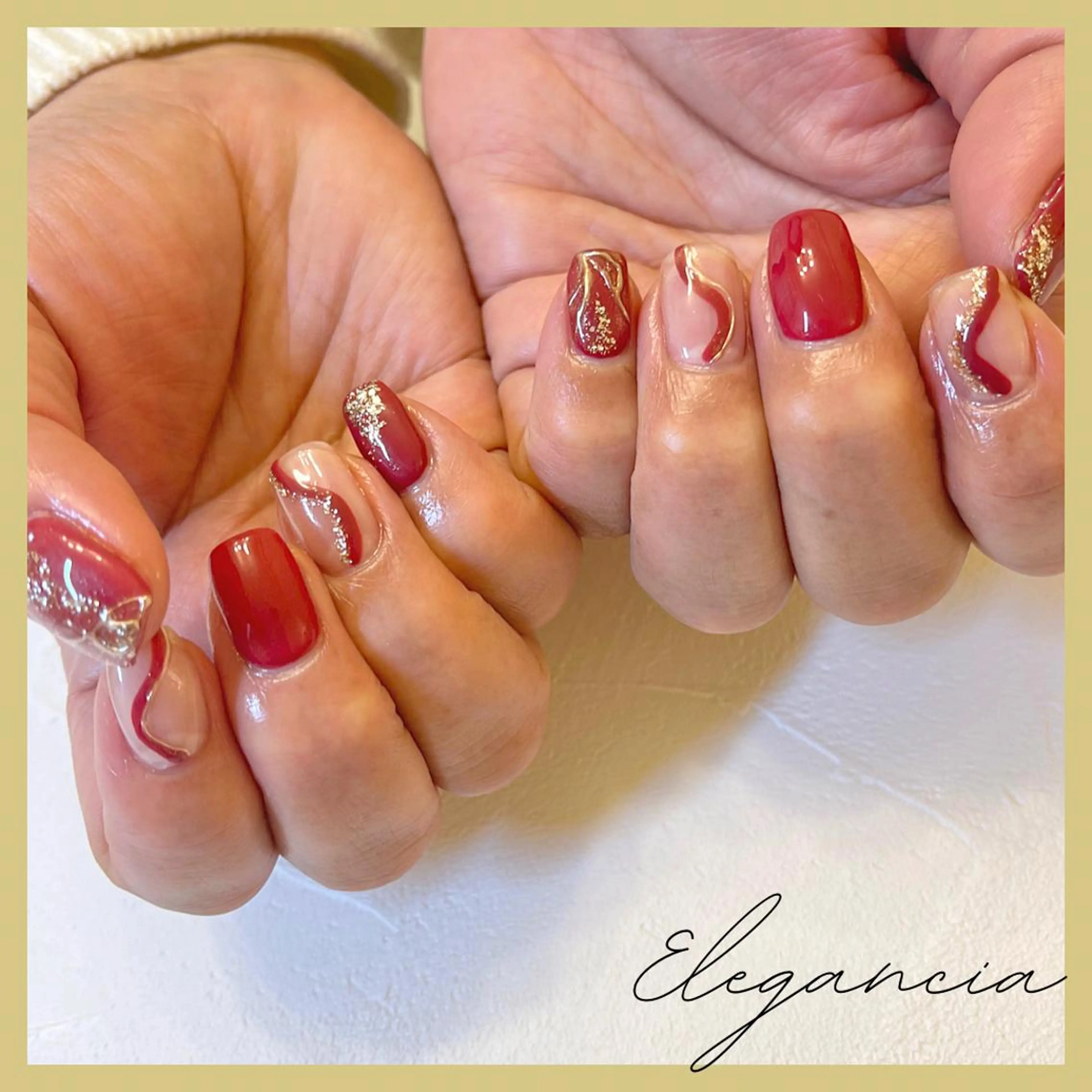 カラー ネイル ハンドネイル Elegancia. Hiromiのネイルデザイン