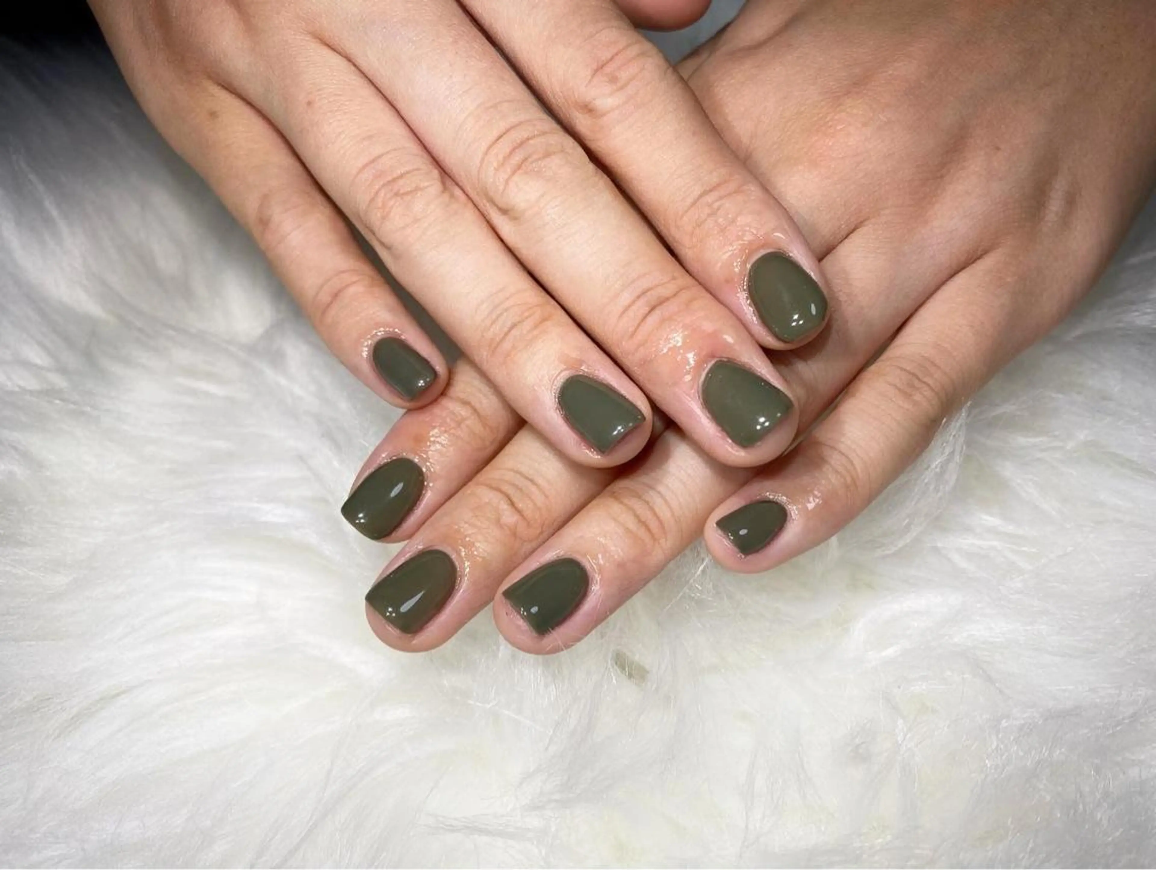 ネイル グリーン ハンドネイル P. nailのネイルデザイン