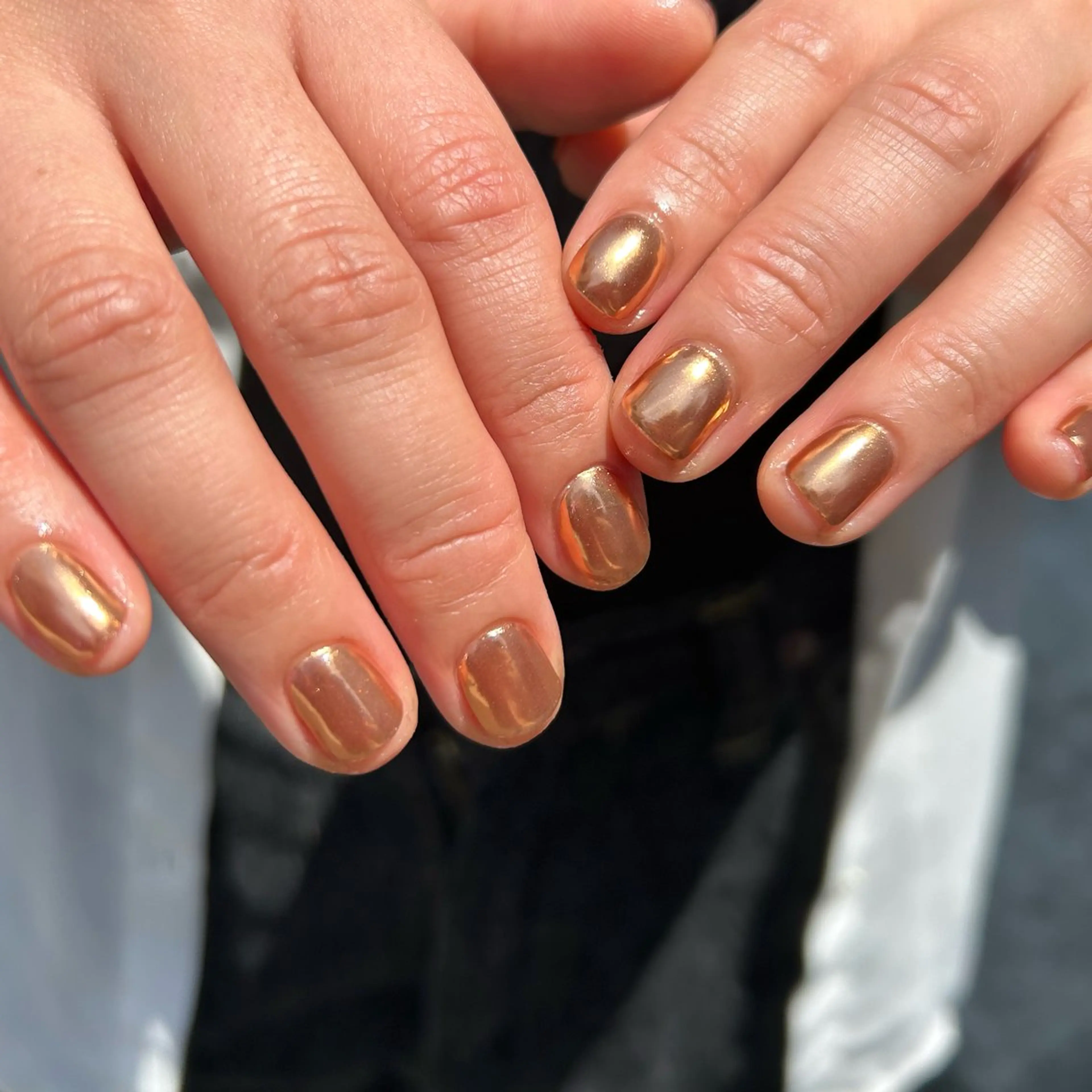 ネイル ミラーネイル ワンカラーネイル Yumi 広尾|恵比寿ネイルのネイルデザイン