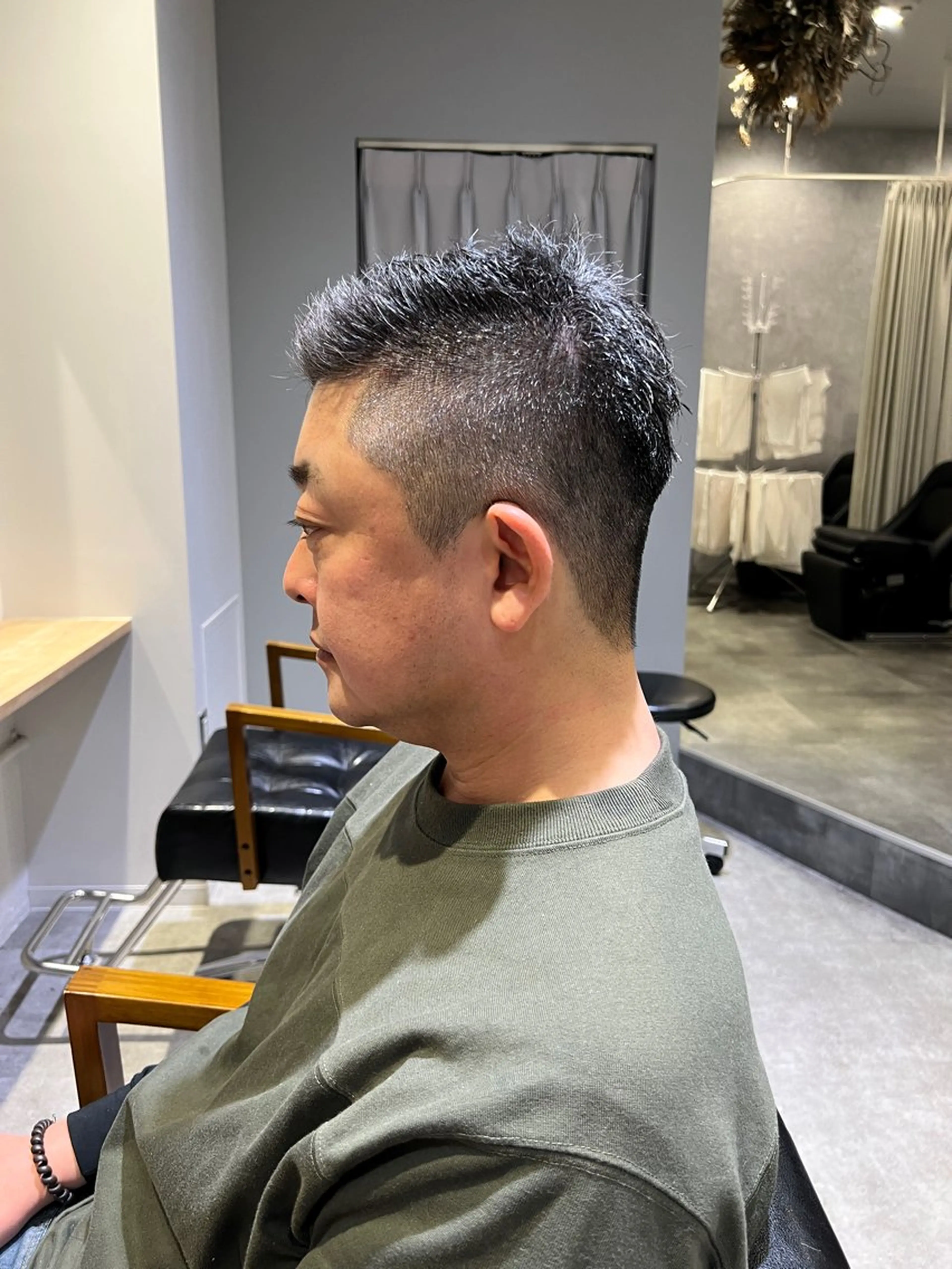 メンズ ビジネス 🫧三浦 未流/ ボブ/イヤリングのヘアスタイル