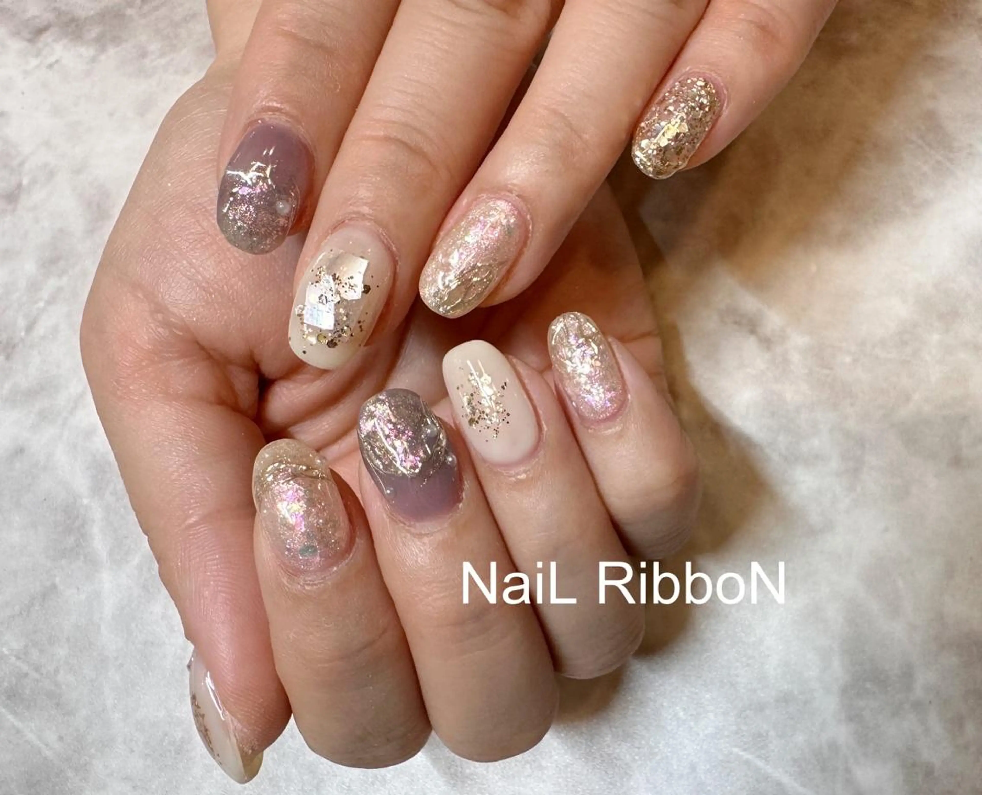 ネイル ネイルリボン 石田のネイルデザイン