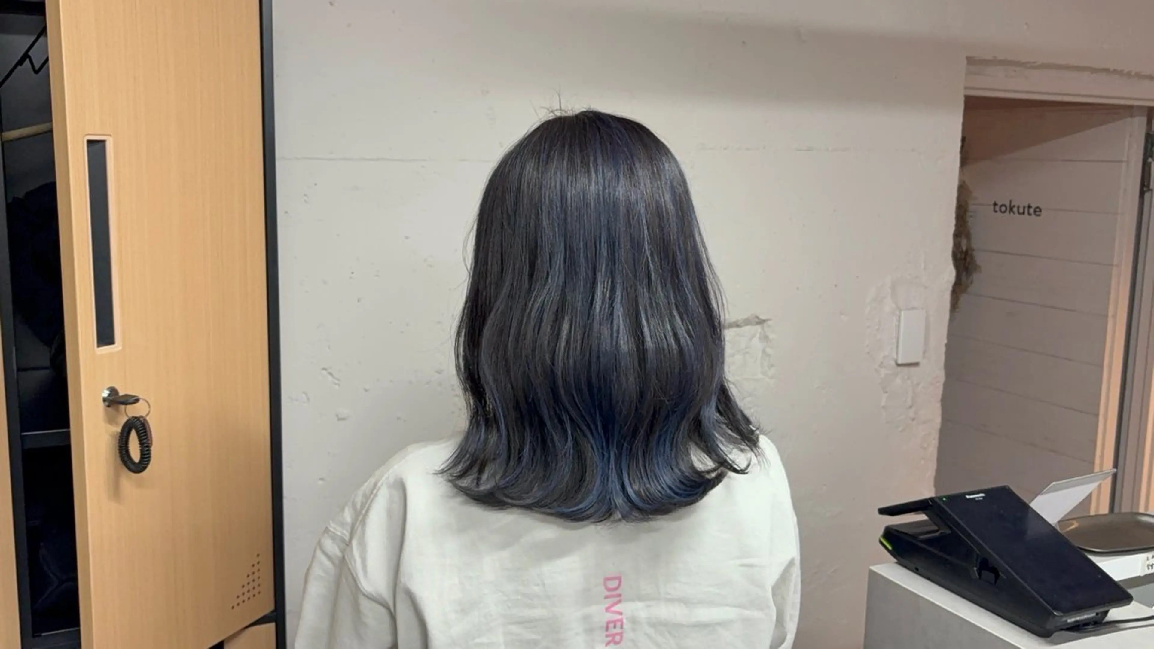 ミディアム tokute 中野真咲🐺のヘアスタイル