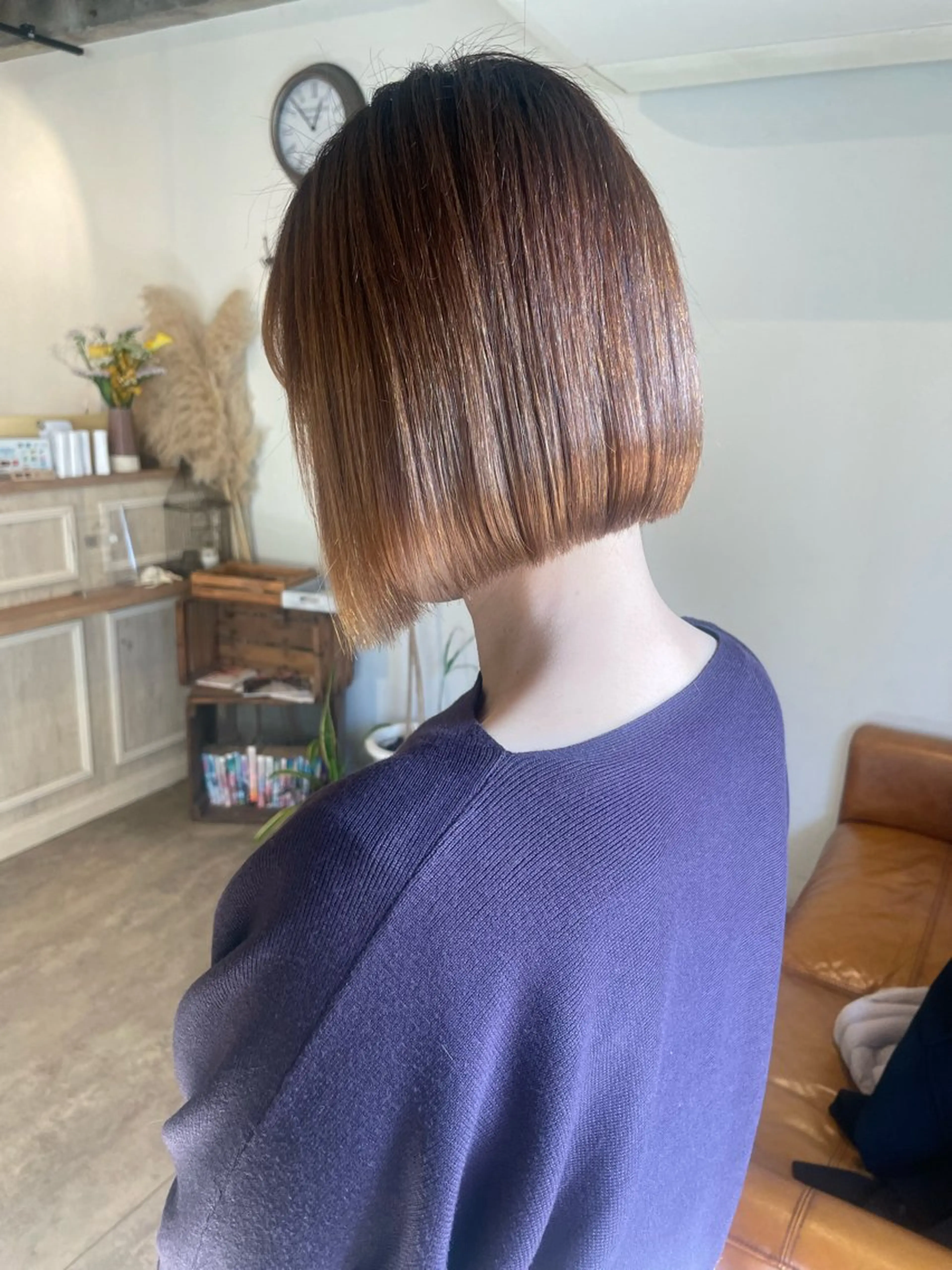 ショート 縮毛矯正 カット 縮毛矯正 HARE 川崎晴佳のヘアスタイル