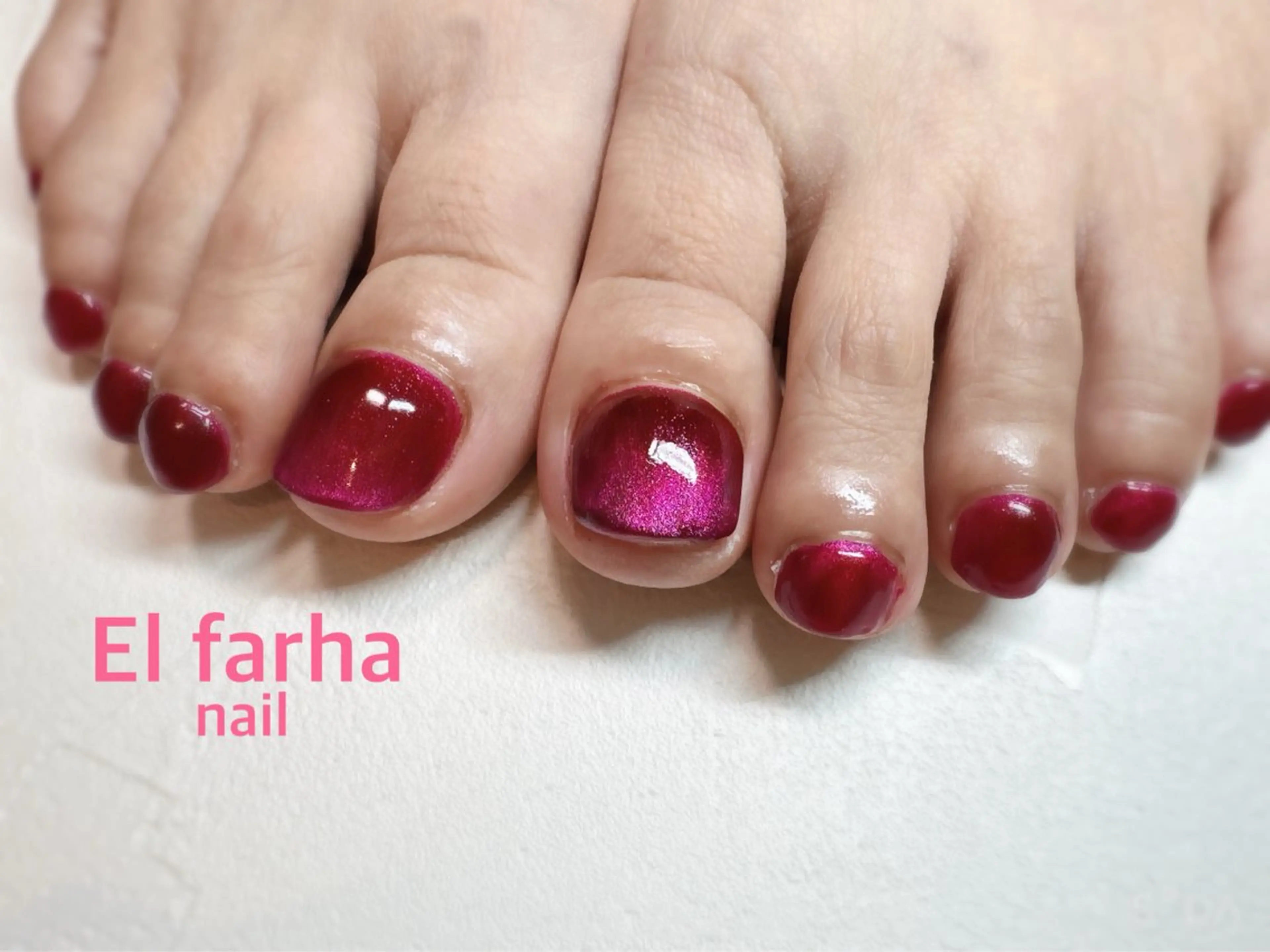 ネイル フットネイル El  Farha nailのネイルデザイン