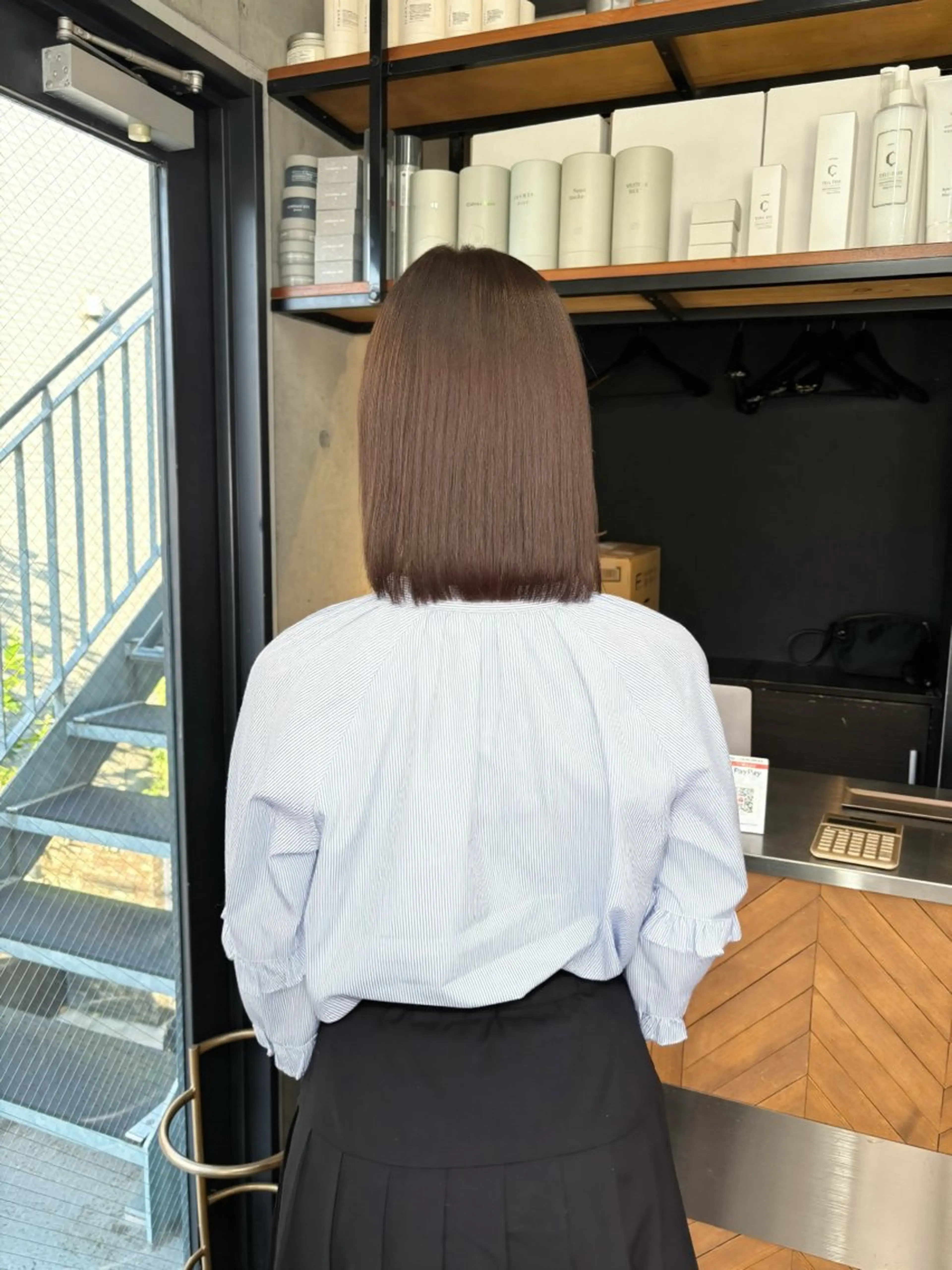 ショート カラー パーマ ブリーチ ボブ 髪質改善 韓国風ヘア レイヤーカット カット 縮毛矯正 トリートメント ショートボブ縮毛矯正 髪質改善のプロ山道潤のヘアスタイル