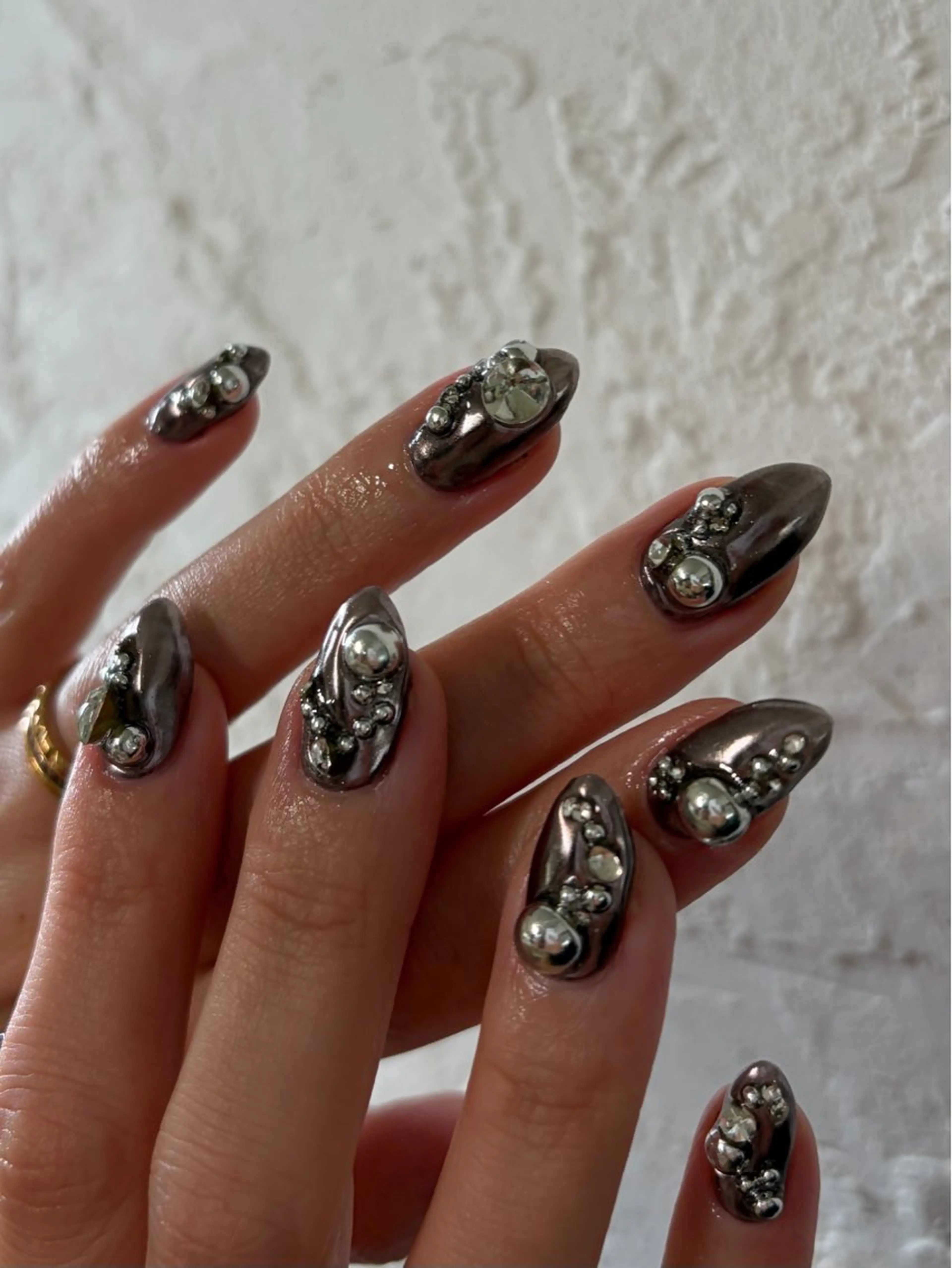 ミディアム ハンドネイル nail studio romance所属・romance senaのネイルデザイン