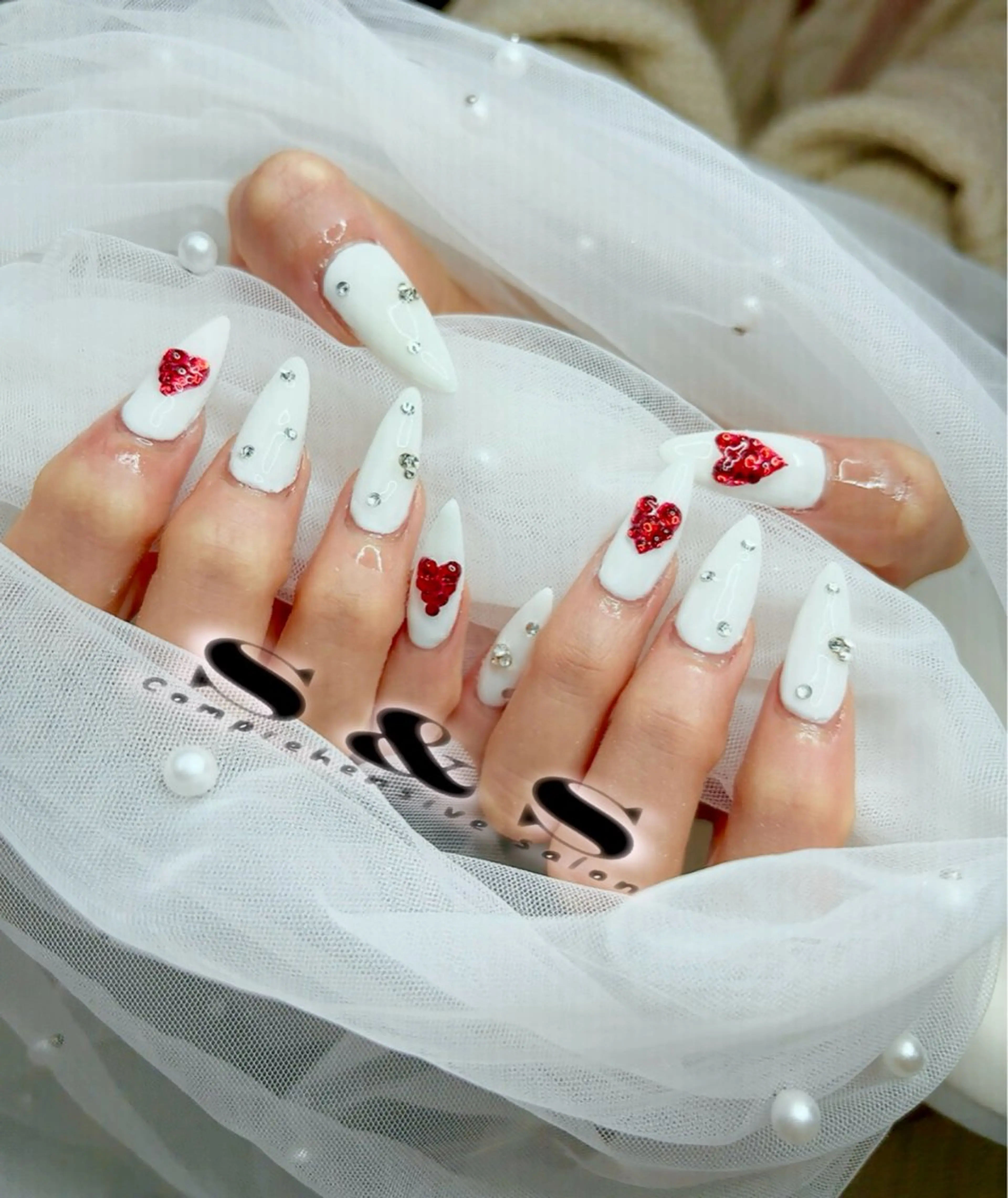 ネイル 長さ出し メンズネイル 持ち込み S&S 村田小百合のネイルデザイン