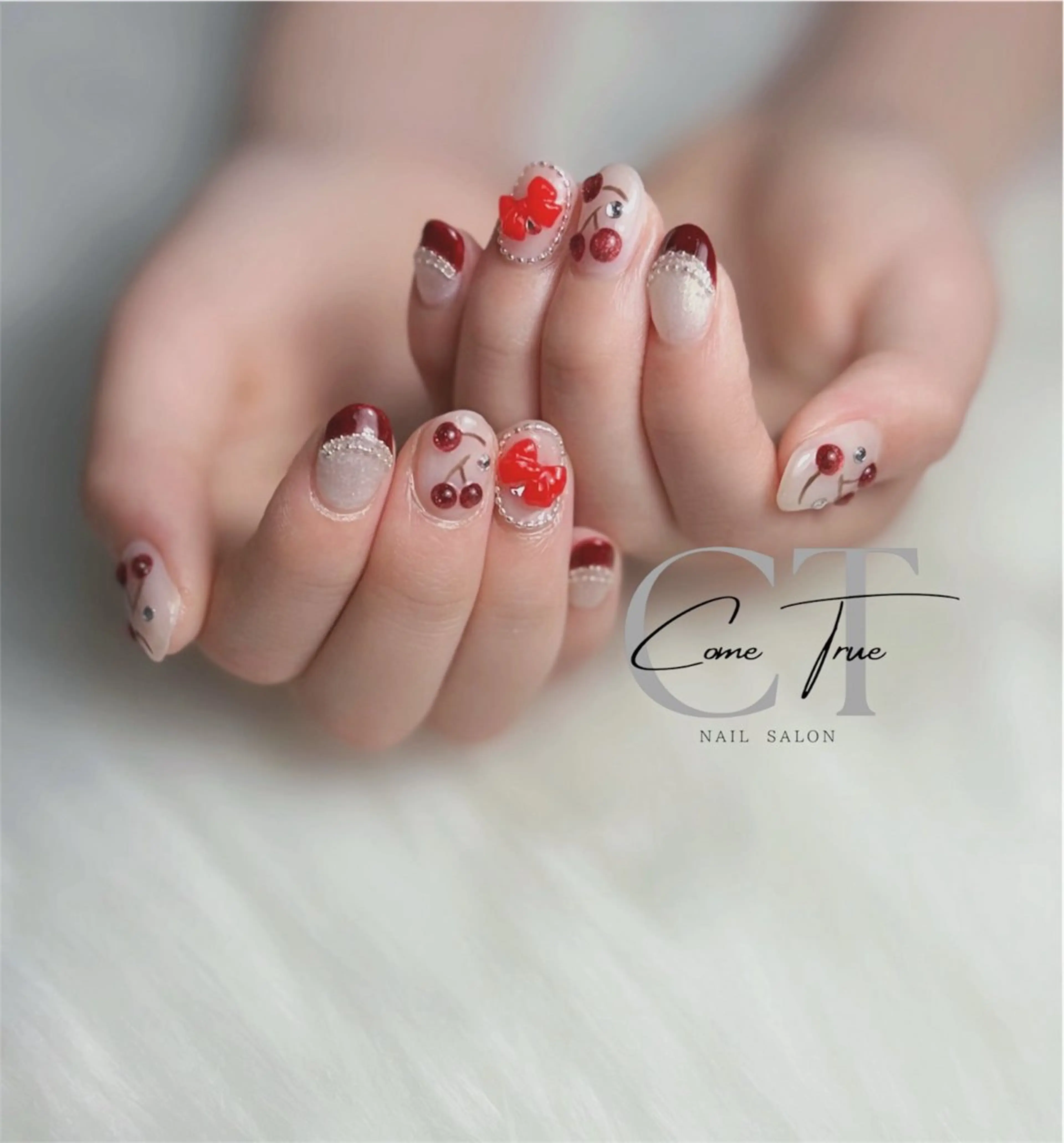 ネイル 持ち込み ショートネイル nail salon come trueのネイルデザイン