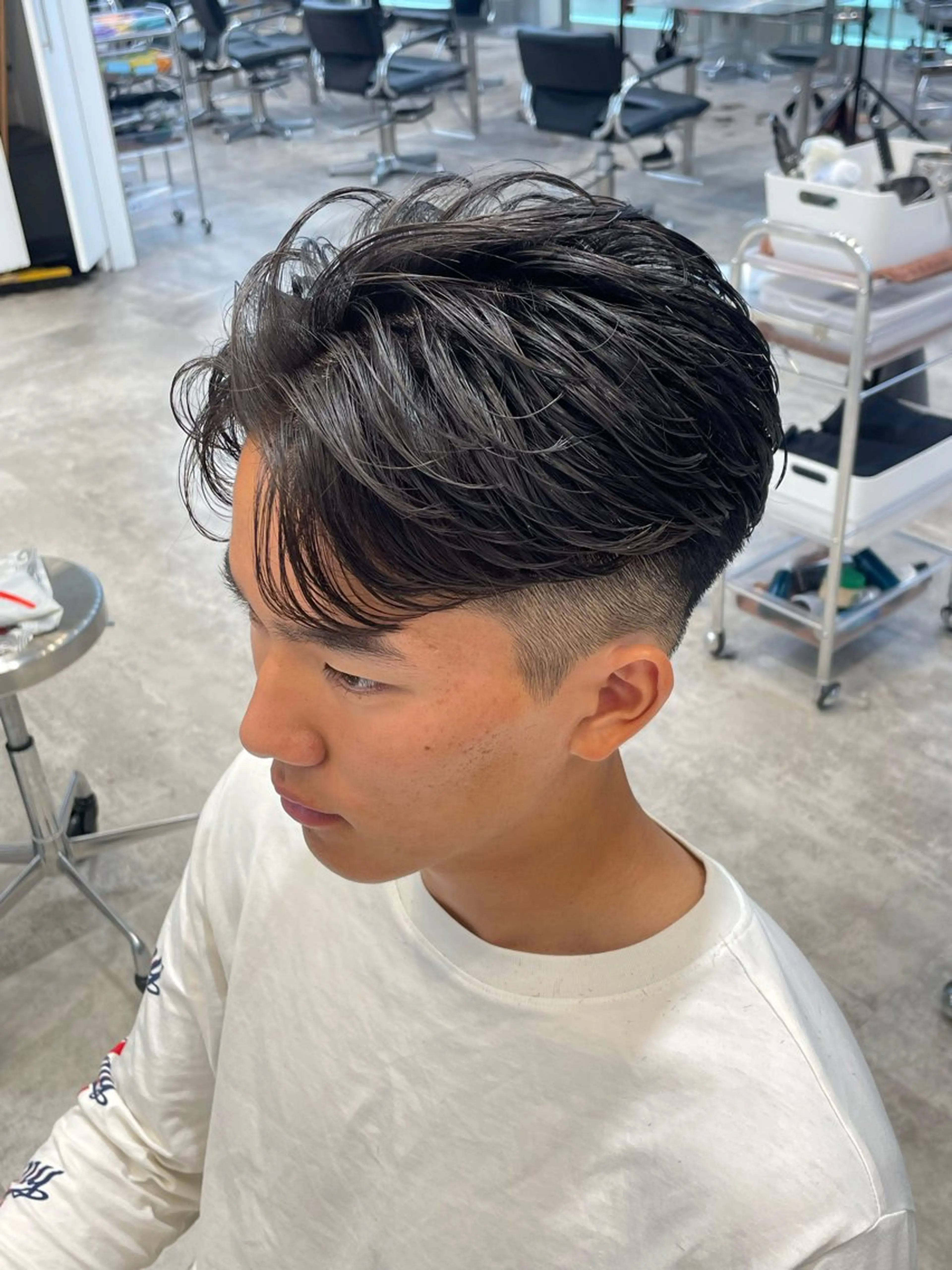 パーマ メンズ カット パーマ トリートメント fifth 武正 琉生のヘアスタイル