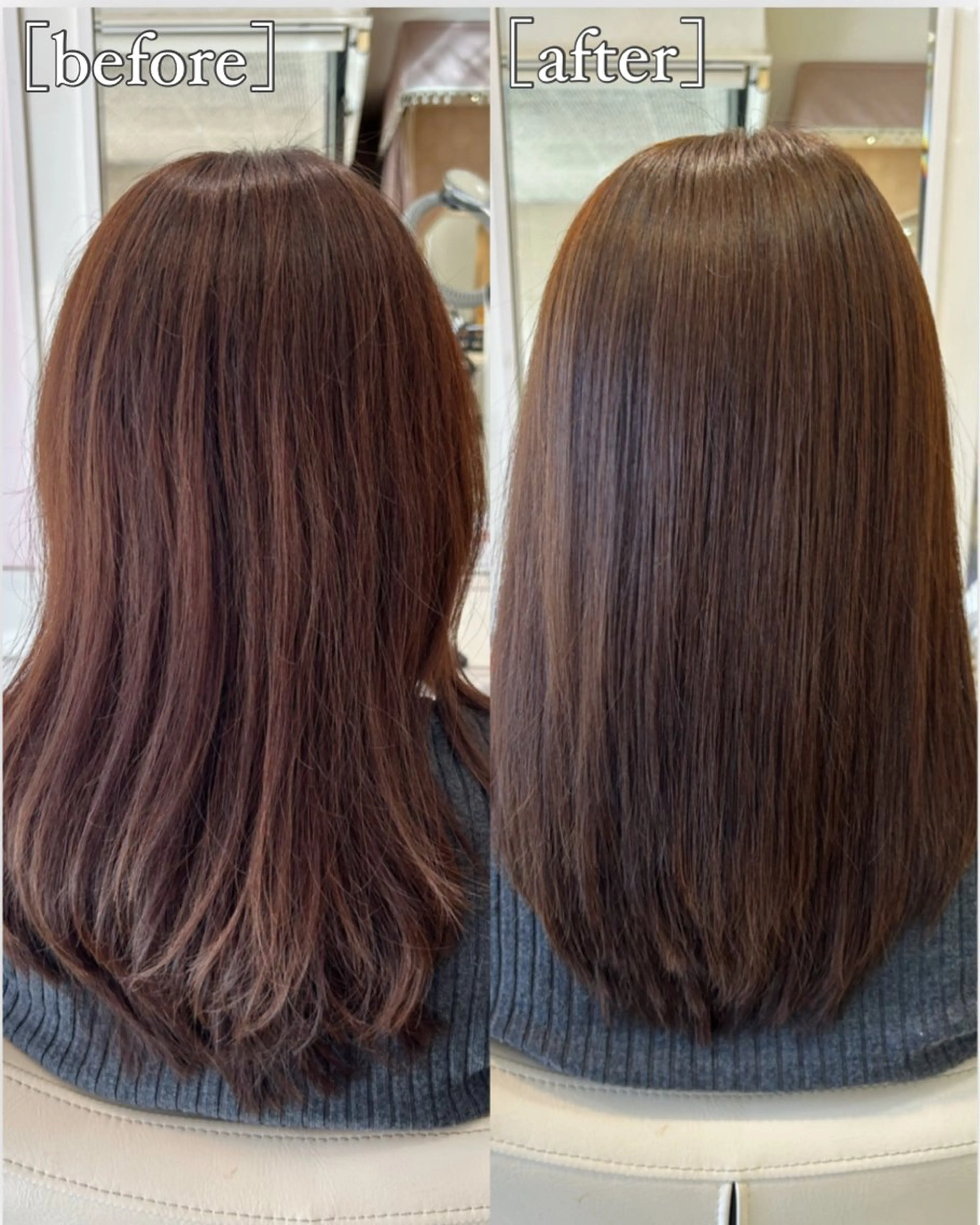 セミロング カット ヘアカラー トリートメント 高橋 佑のヘアスタイル