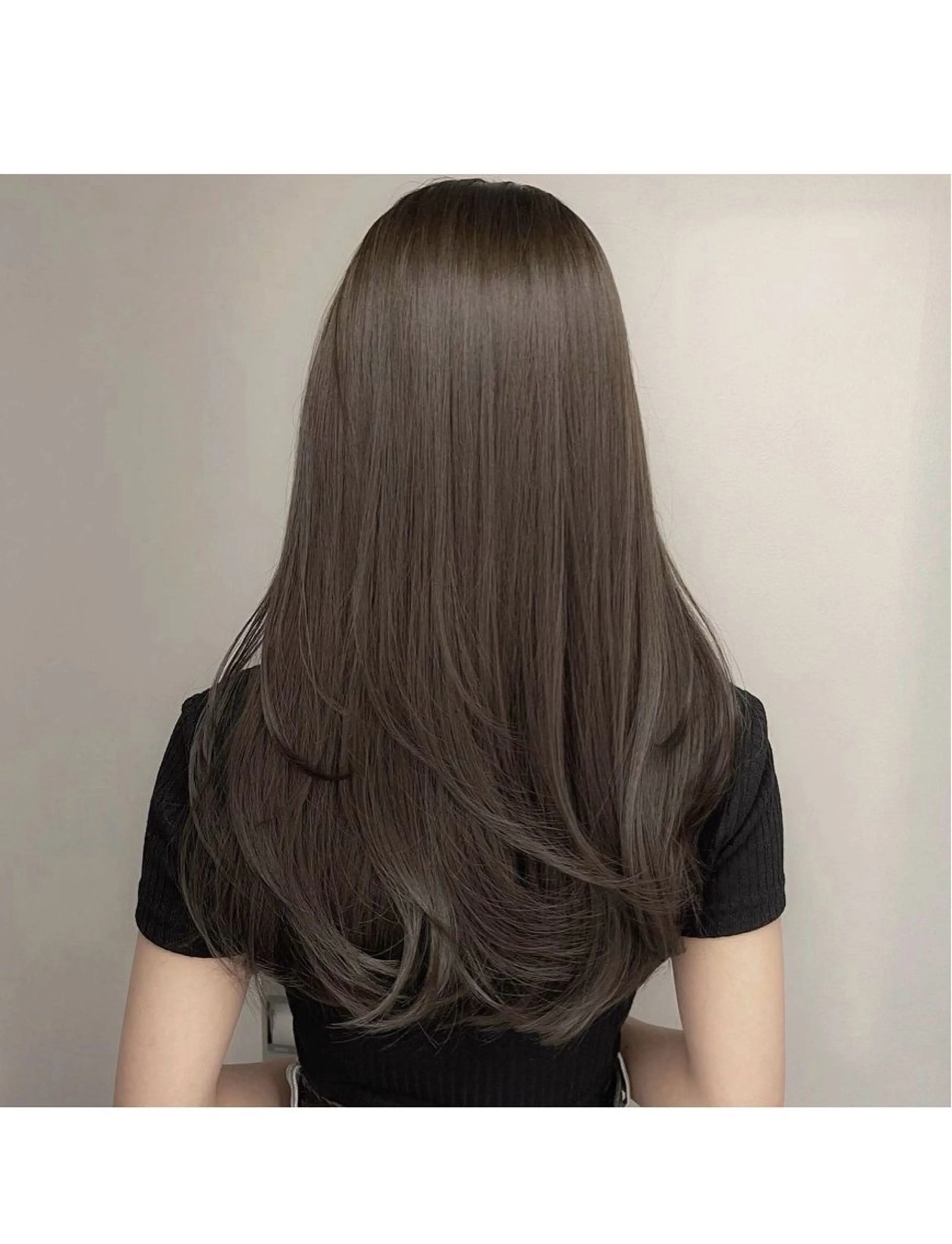 🎀大人気🎀似合わせカット+ワンカラーで作る透明感カラー+お悩みに合わせたトリートメントの写真