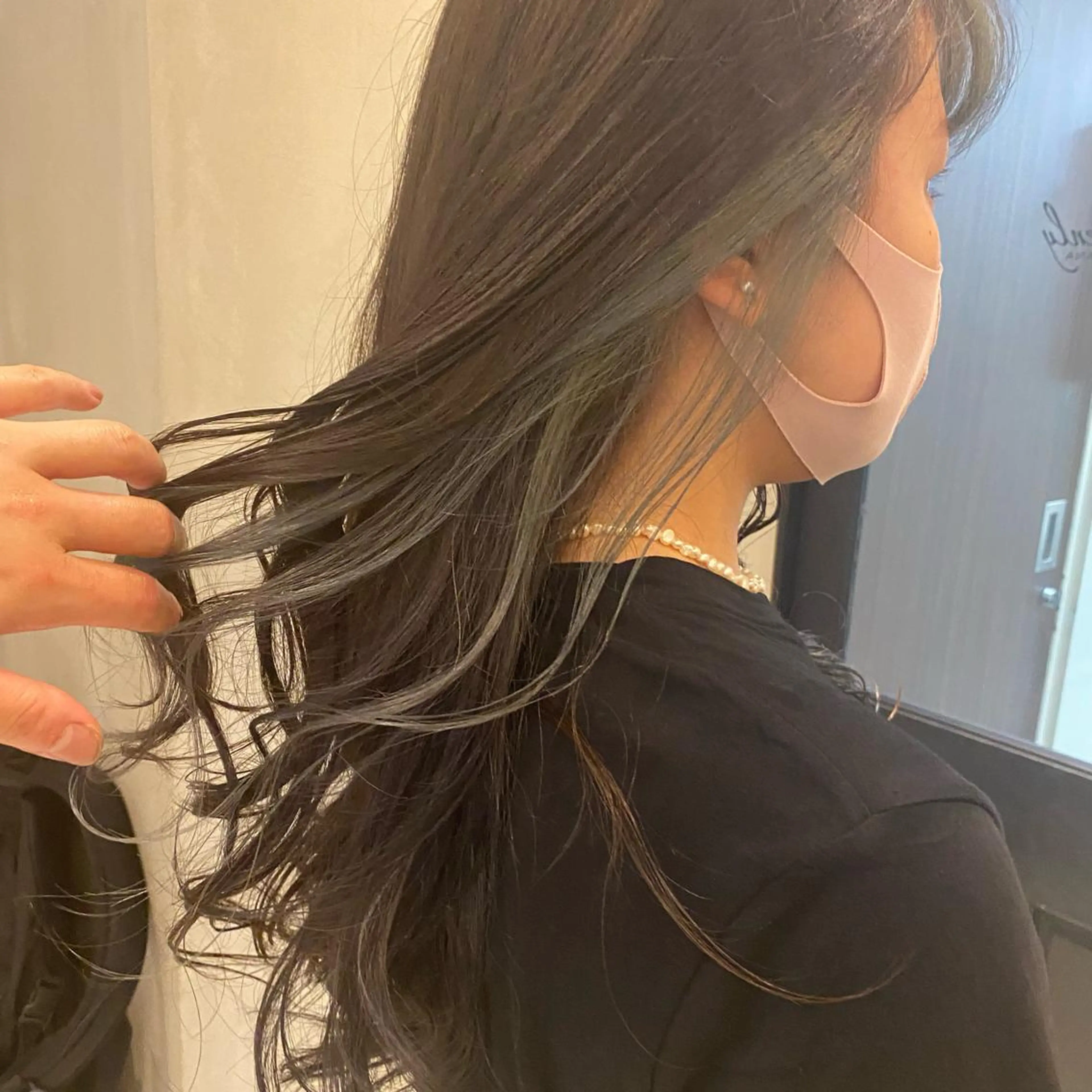 セミロング トリートメント ヘアセット 顔周りcut・ご相談 =新宿しずく🇰🇷のヘアスタイル