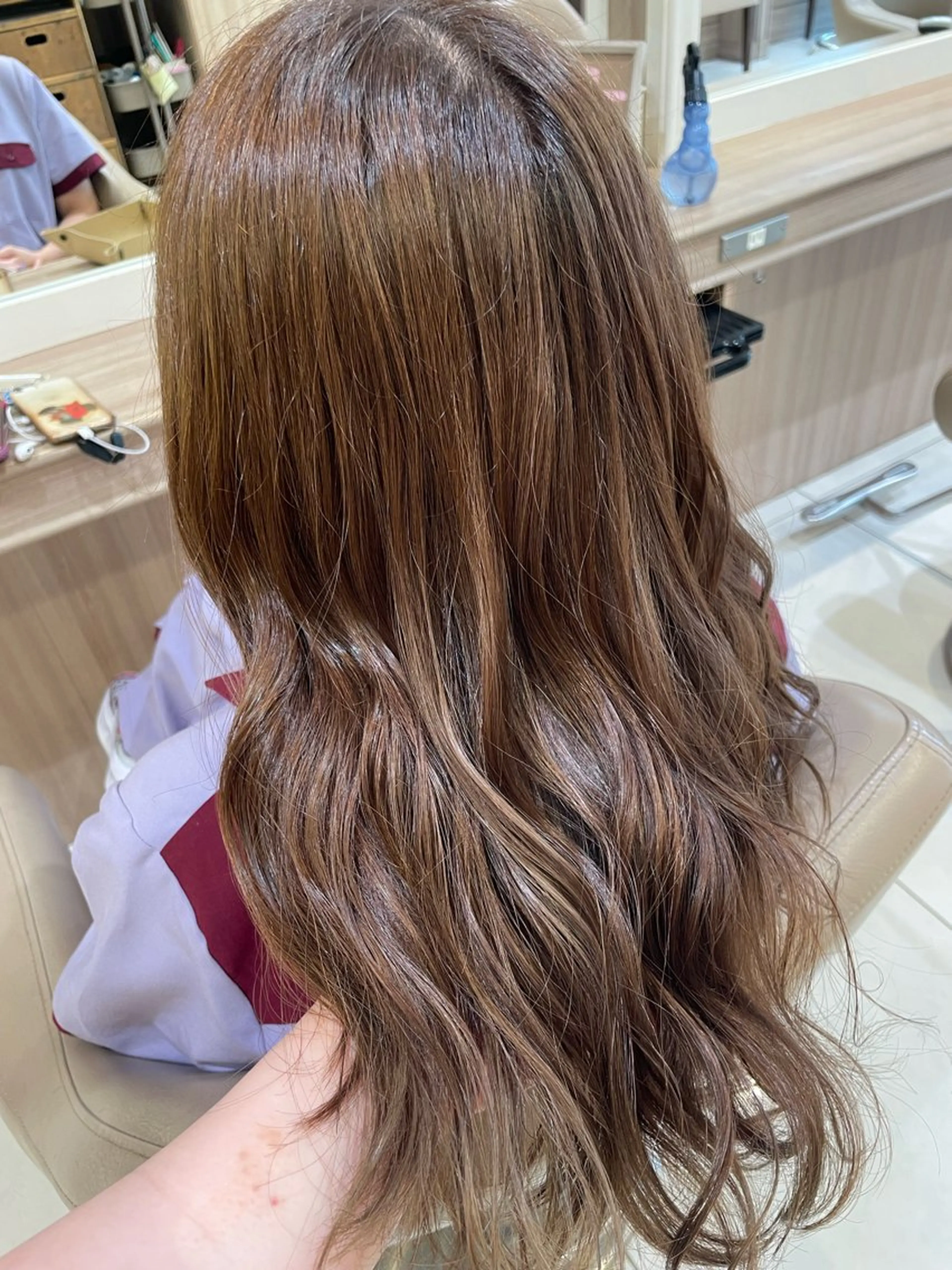 セミロング カラー カット ヘアカラー トリートメント 韓国ヘアメイク🎀/ 縮毛矯正✨山本媛香のヘアスタイル