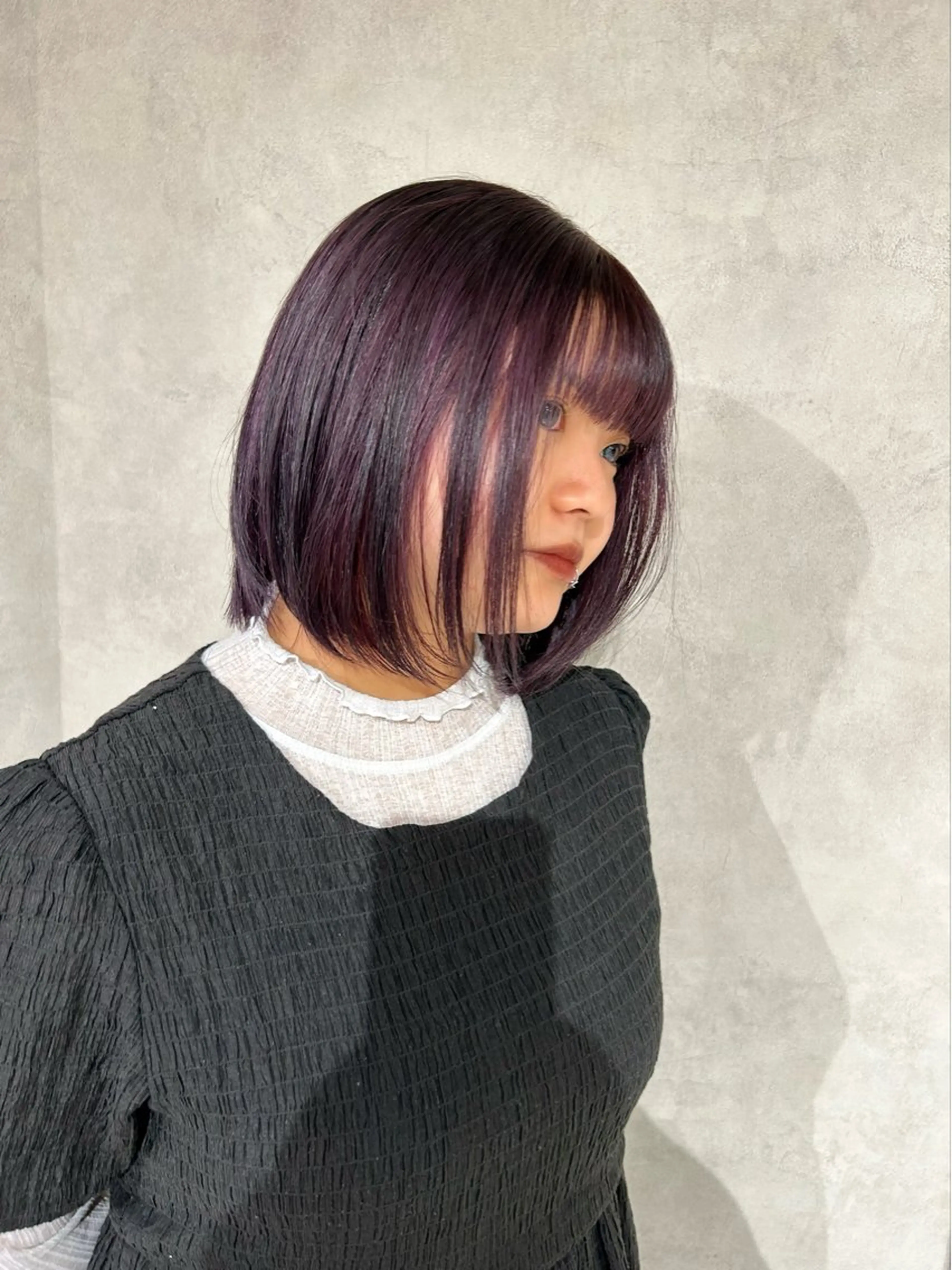 ショート カラー ヘアアレンジ ayano/パーマ/ 暖色カラーのヘアスタイル