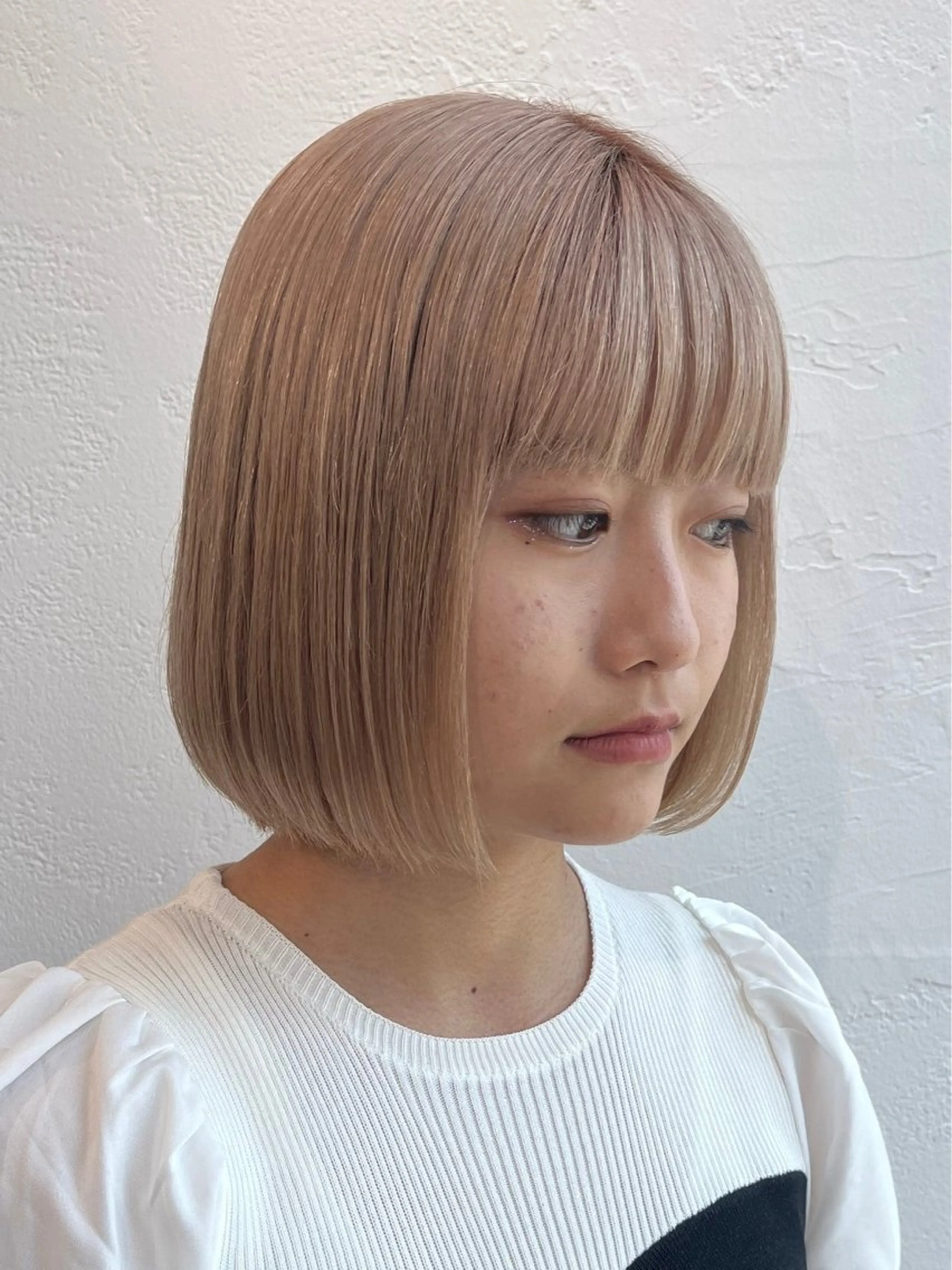 ショート 早田 華のヘアスタイル
