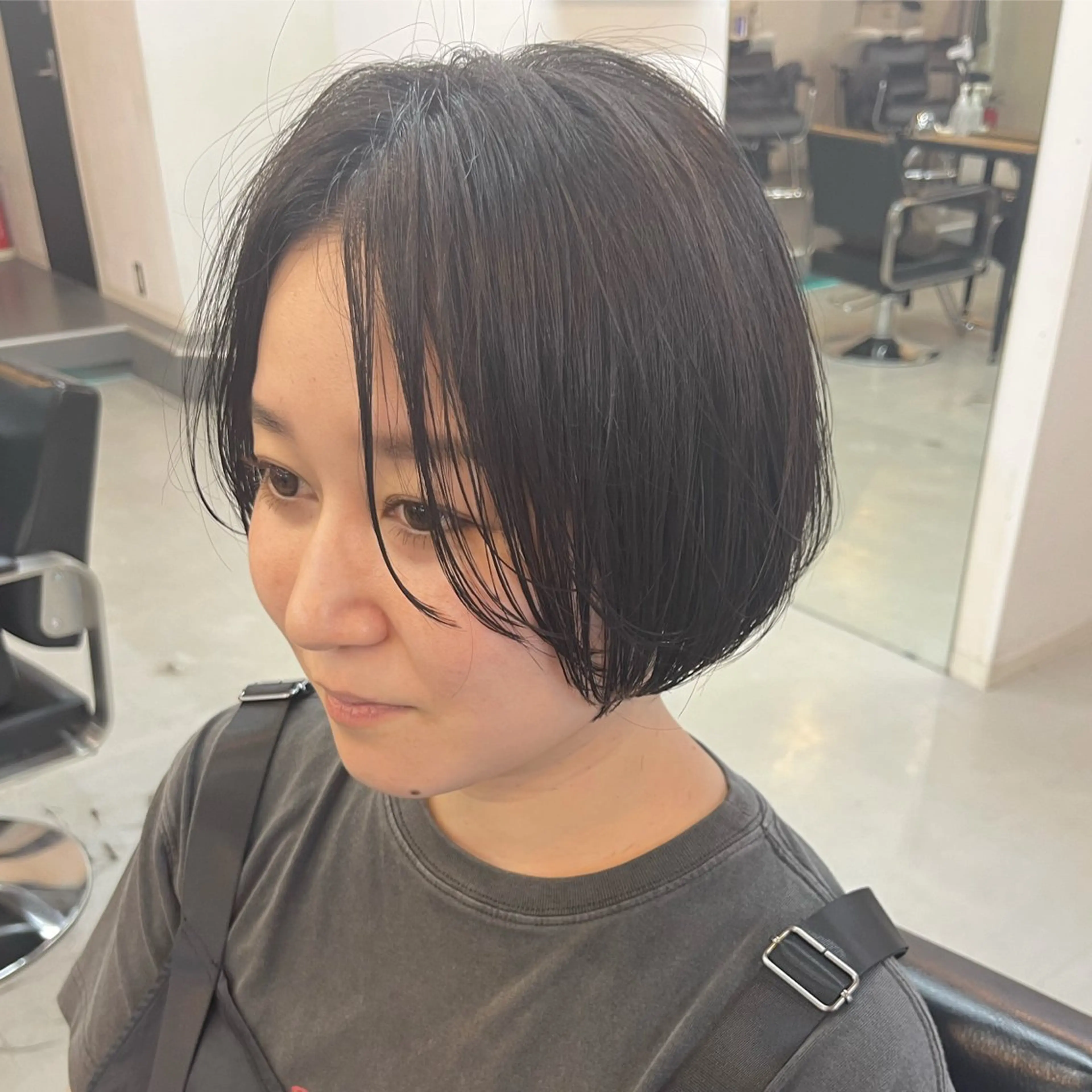ショート カラー sai x所属・奥秋 理紗　sai xのヘアスタイル