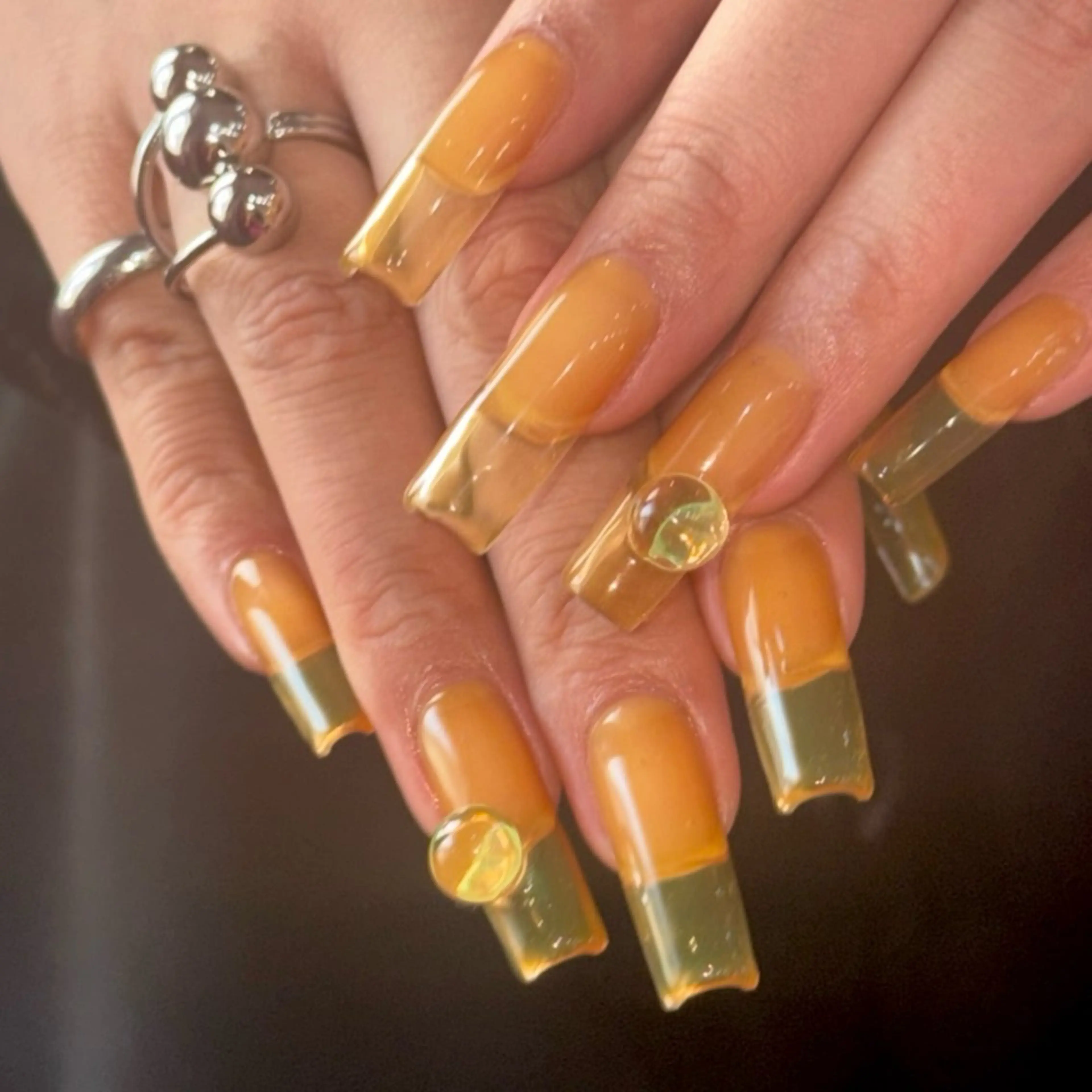 ネイル ロングネイル ハンドネイル Pins16所属・🫧HI-KO 🫧のネイルデザイン