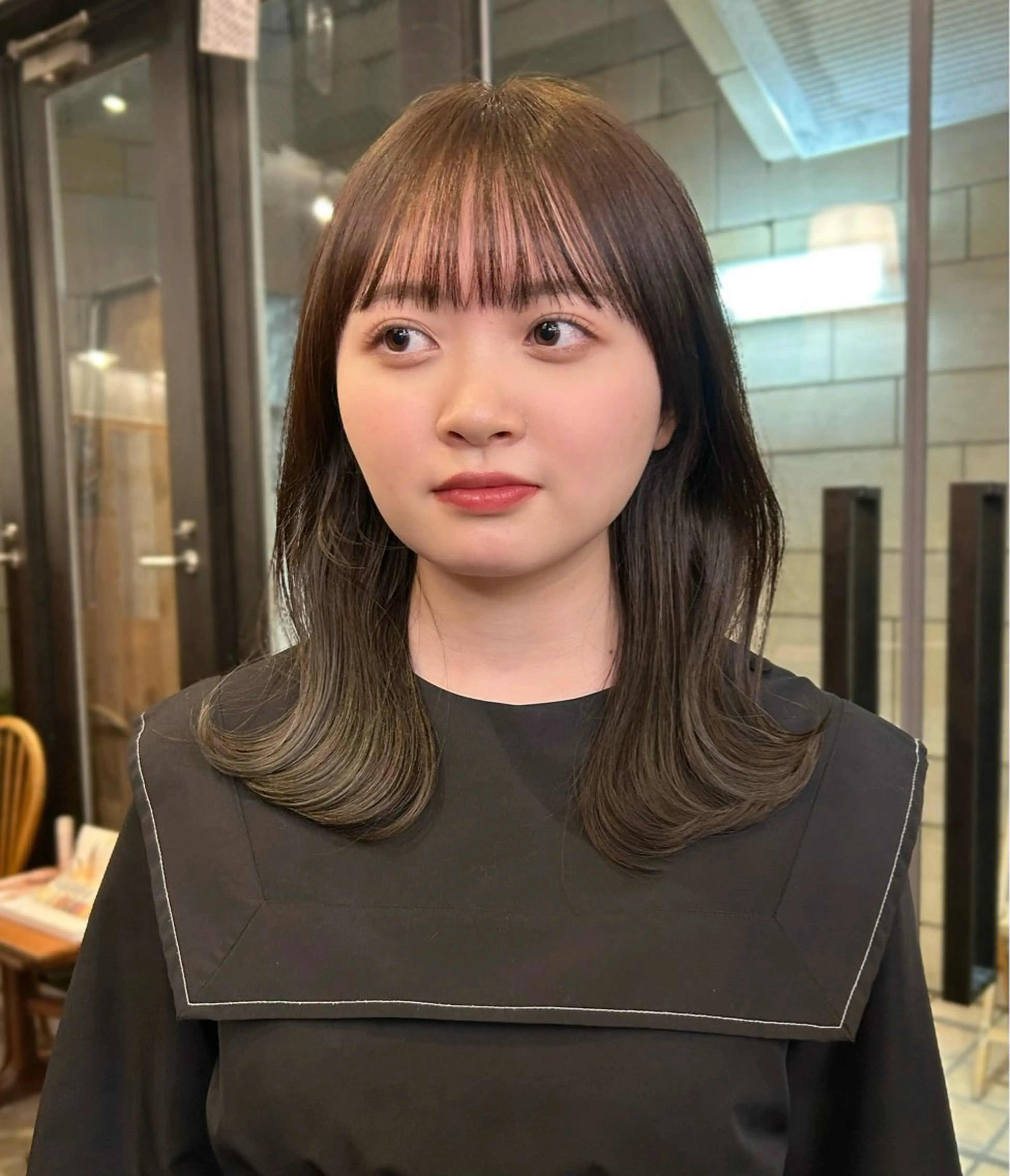 ミディアム カラー レイヤーカット tete nico所属・似合わせ/ヘアカラー nanami🌸のヘアスタイル