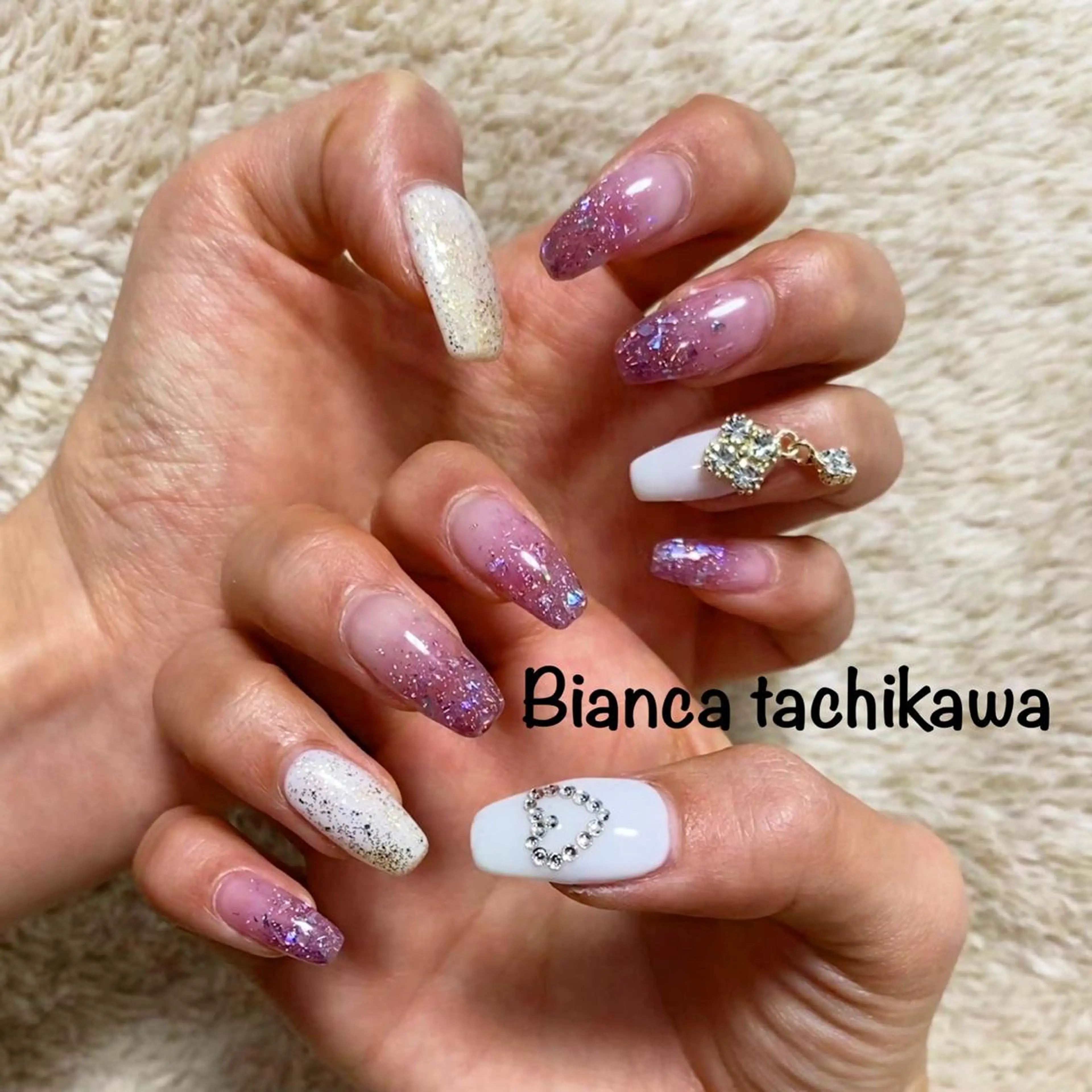 ネイル Bianca 立川店 小川のネイルデザイン
