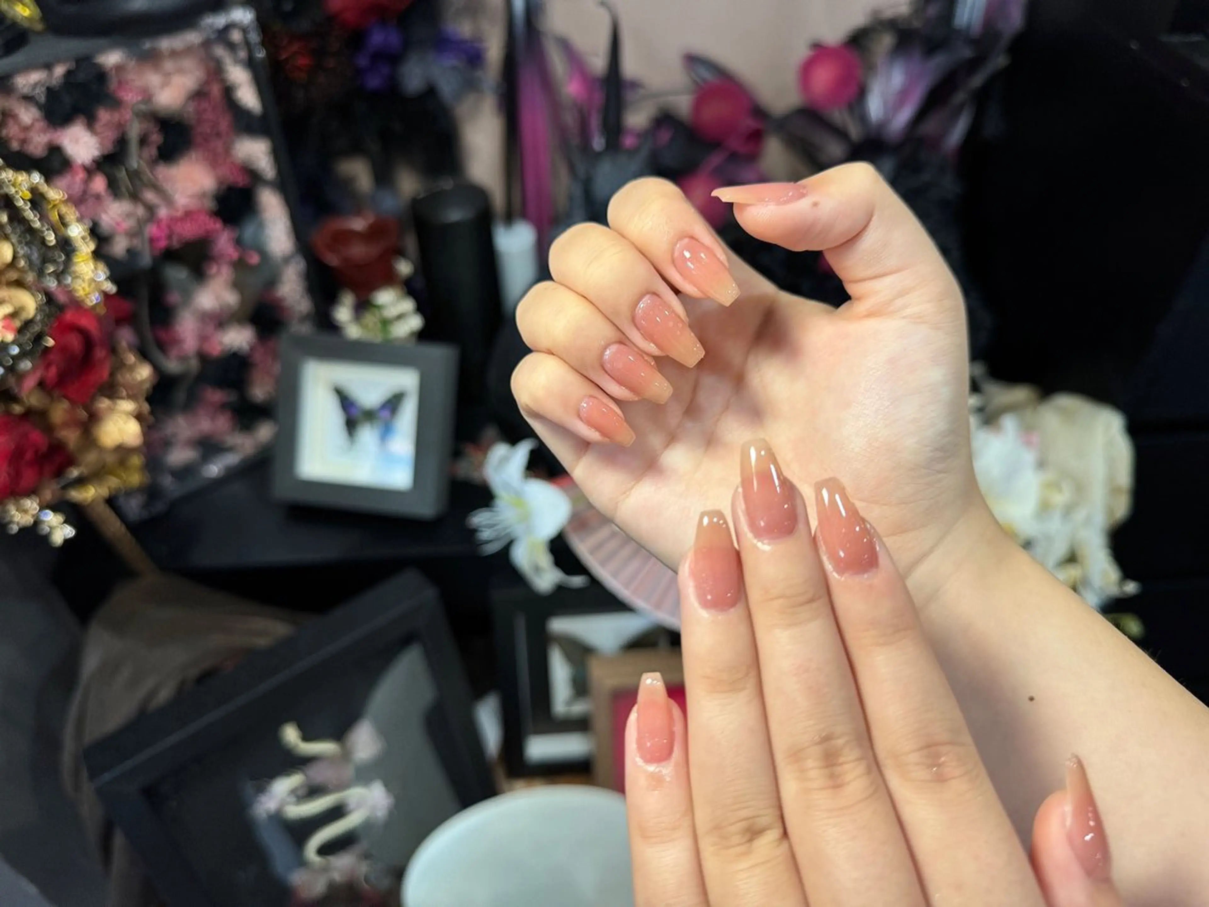 ネイル ワンカラーネイル ネイルチップ mo moのネイルデザイン