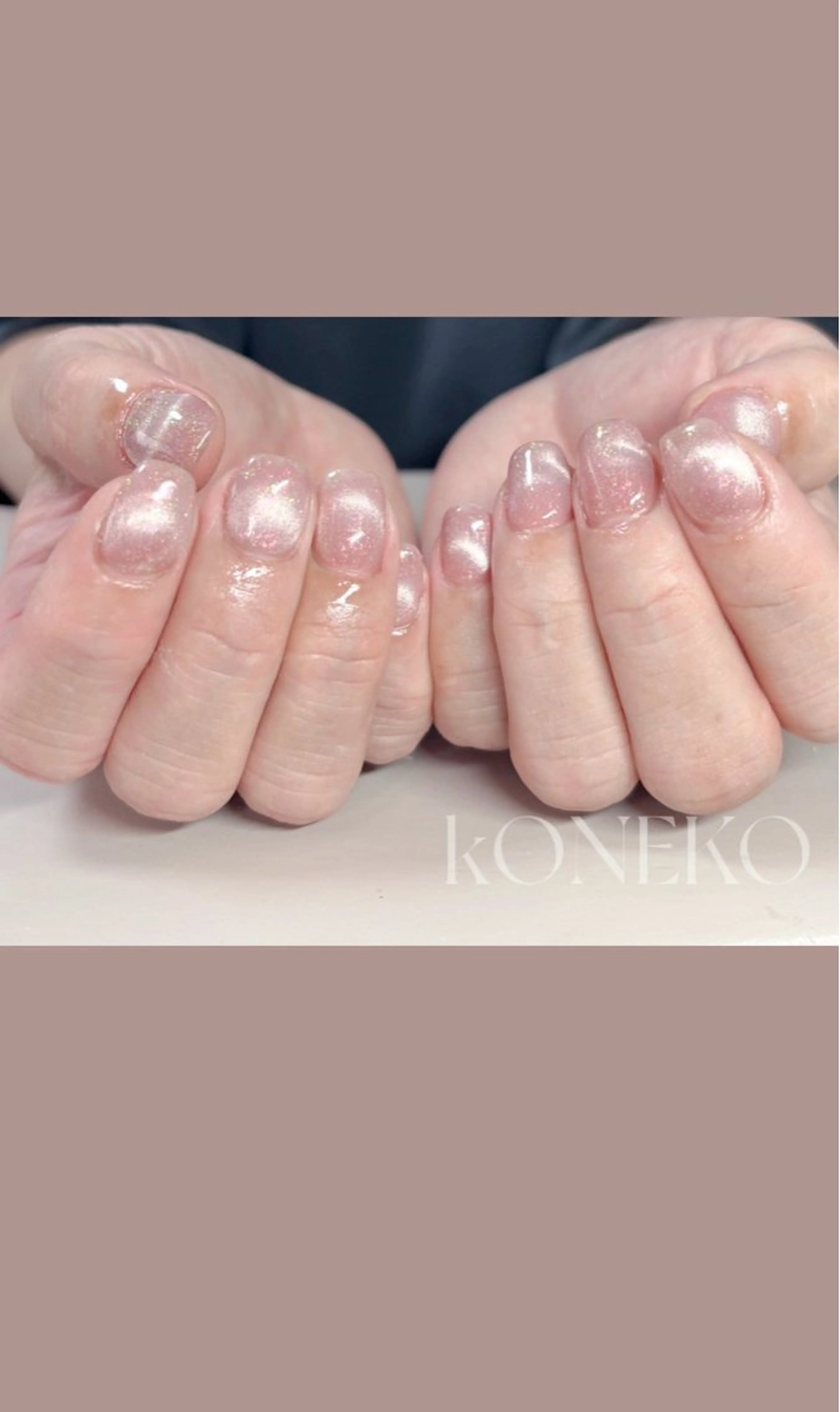 ネイル ハンドネイル コネコネイルサロン モデル用のネイルデザイン