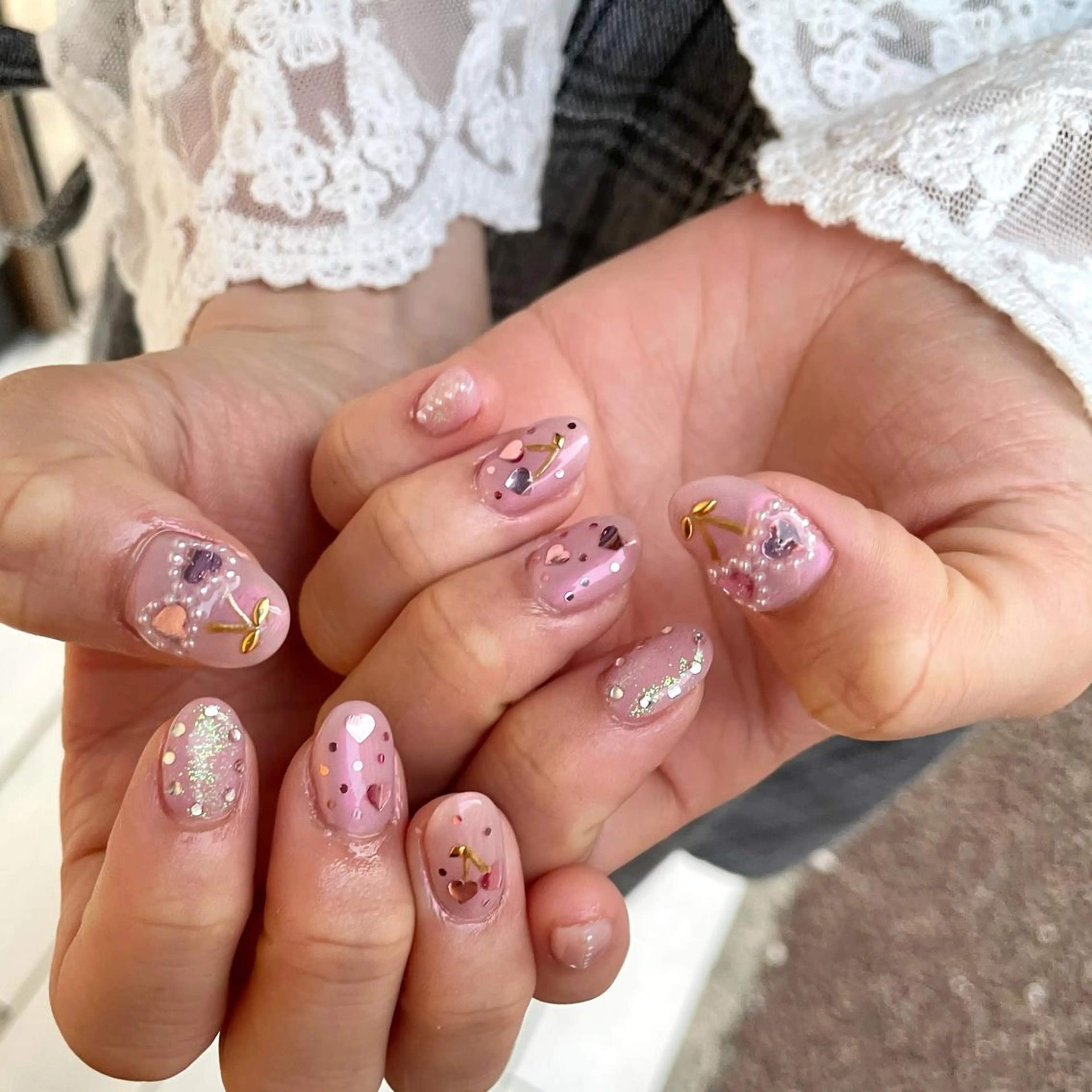 ネイル ハンドネイル 新井 ひなののネイルデザイン