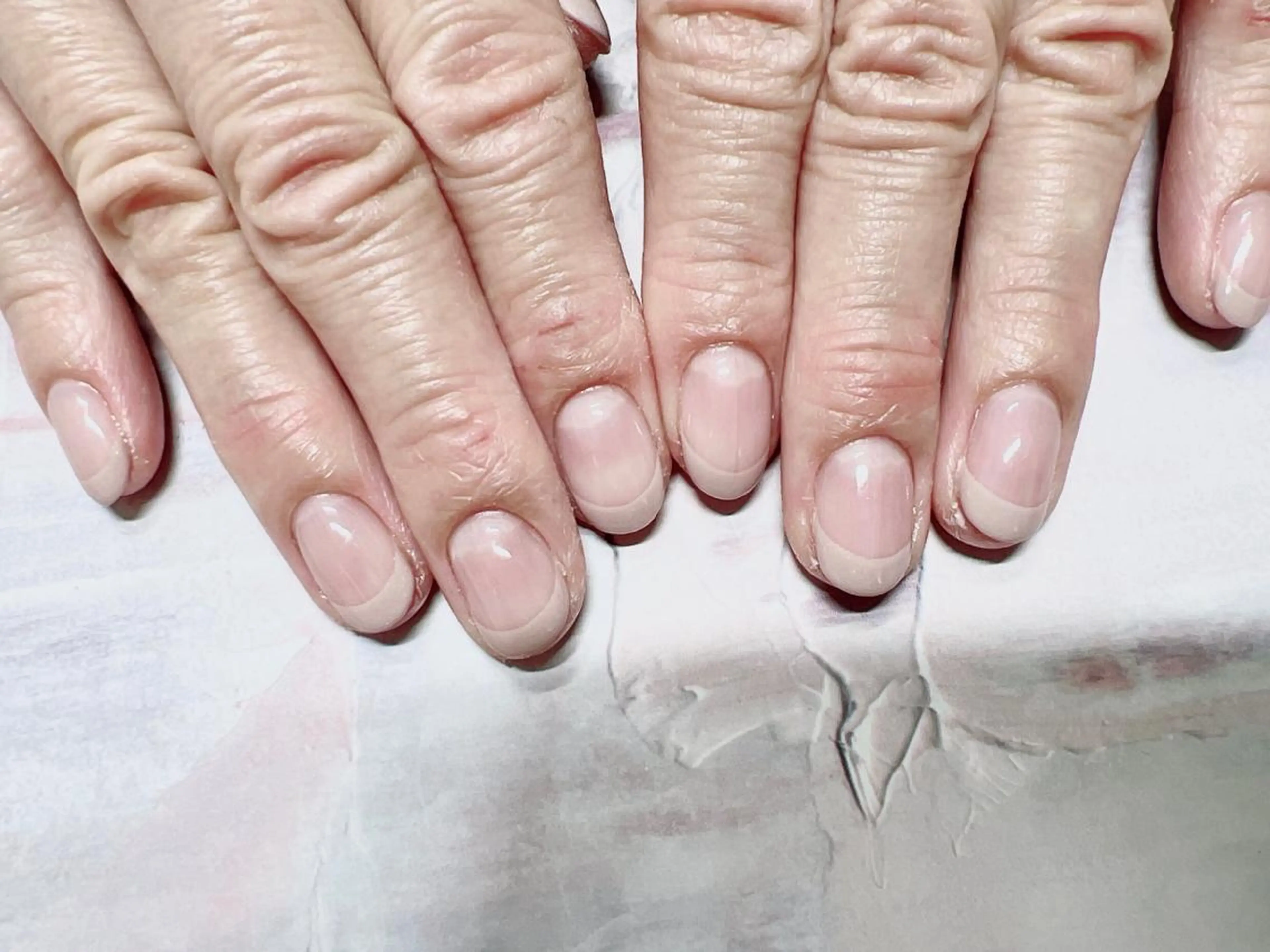 ネイル フレンチネイル シンプルネイル Mogu nail 二子玉川のネイルデザイン